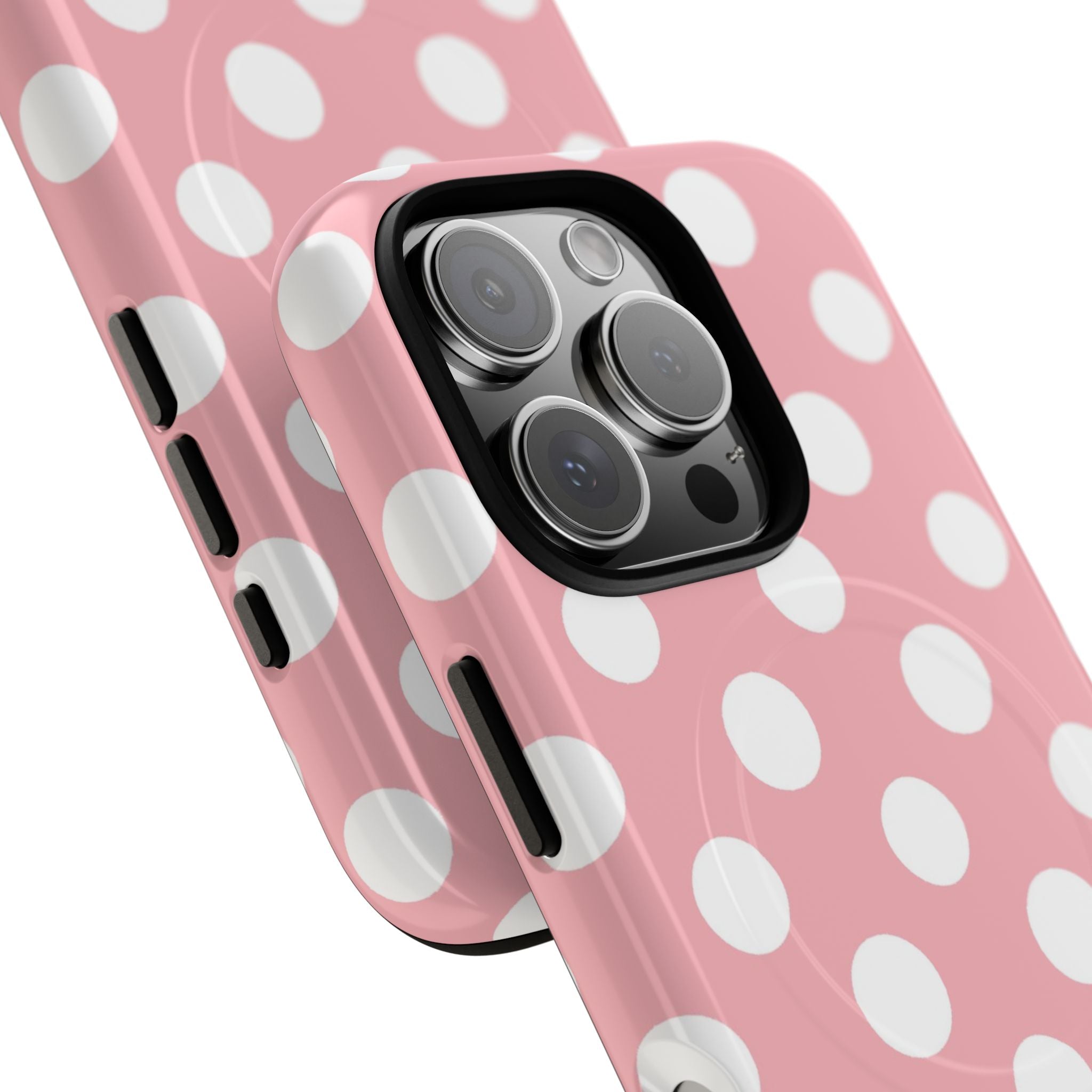 Pink Polka Dot MagSafe Phone Case, Artsulli - Art is Long, Life is Short, Phone Case, , , , , , , 