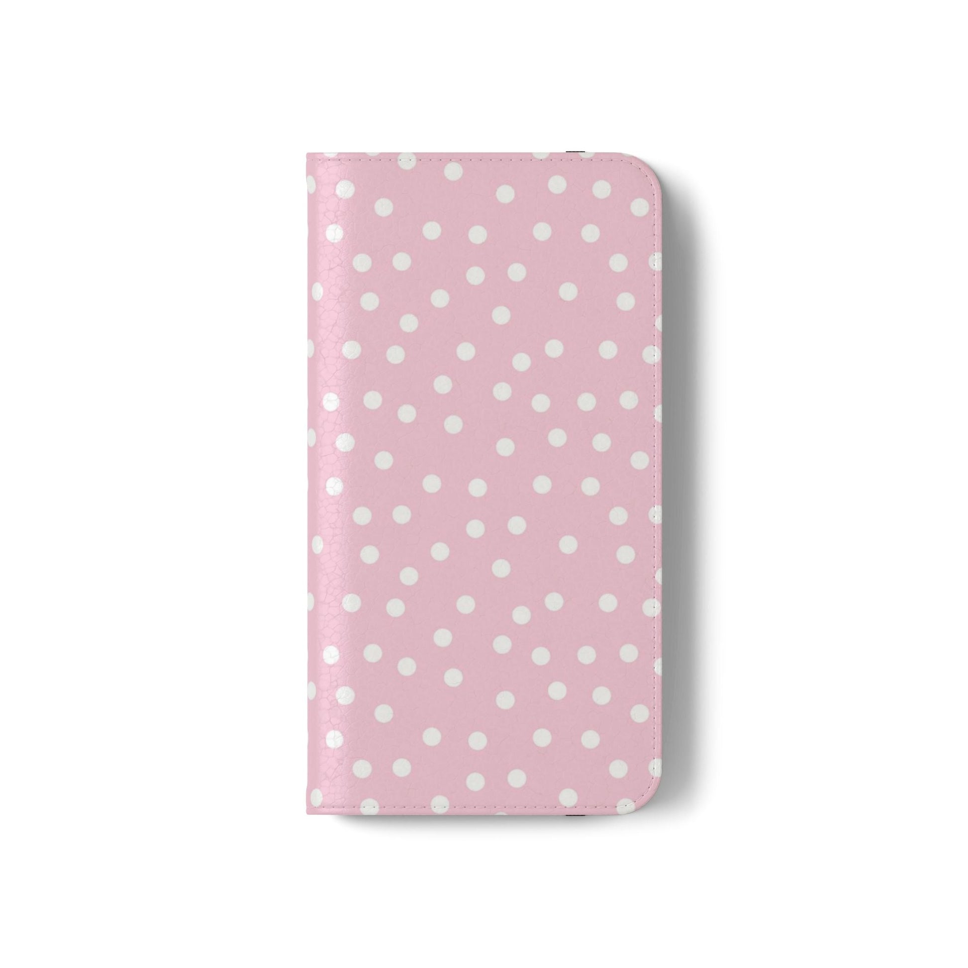 JAKKOUTTHEBXX Pink Polka Dot Phone Flip Cases 2025