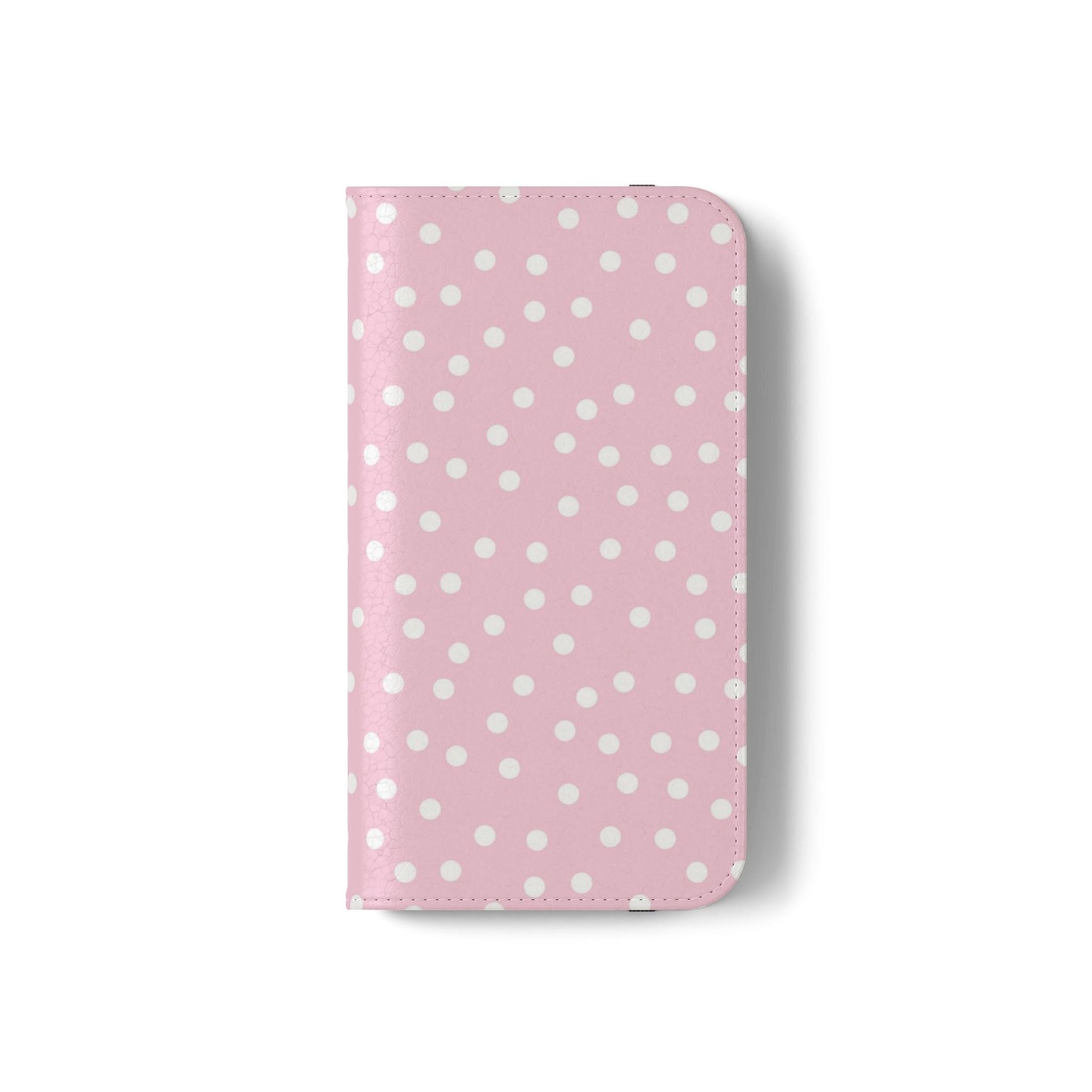 JAKKOUTTHEBXX Pink Polka Dot Phone Flip Cases 2025