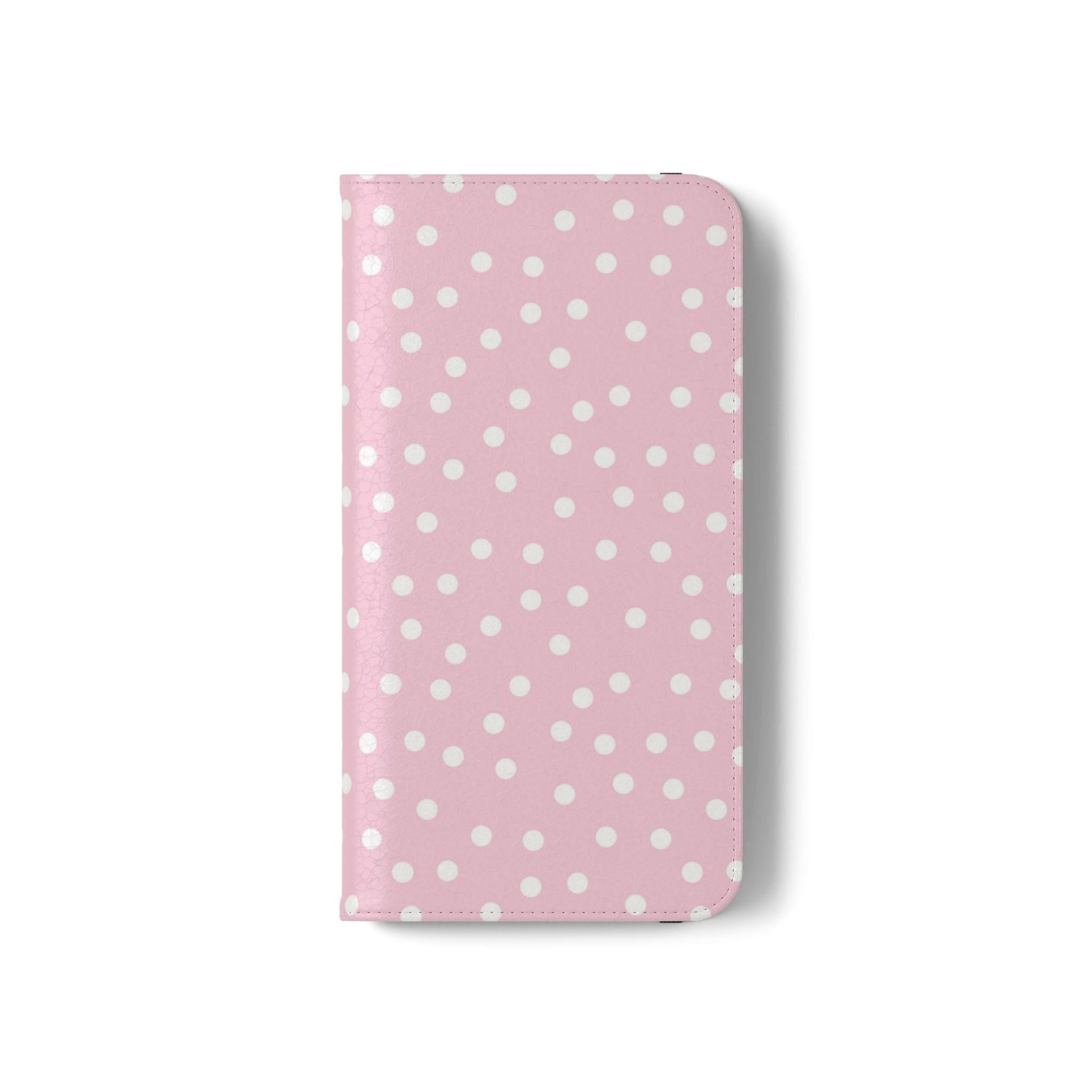 JAKKOUTTHEBXX Pink Polka Dot Phone Flip Cases 2025