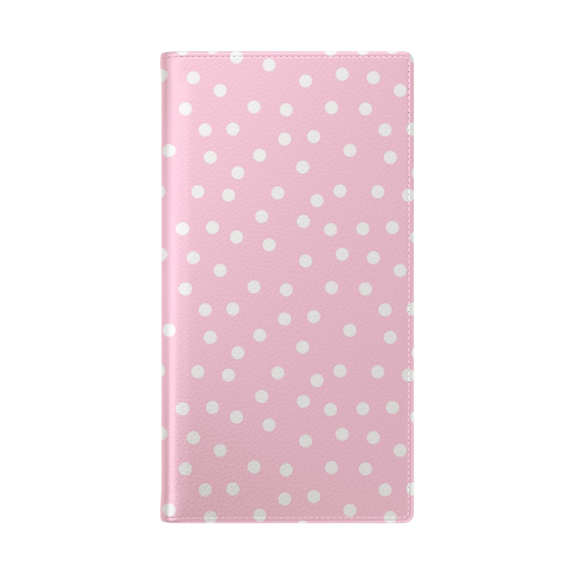 JAKKOUTTHEBXX Pink Polka Dot Phone Flip Cases 2025