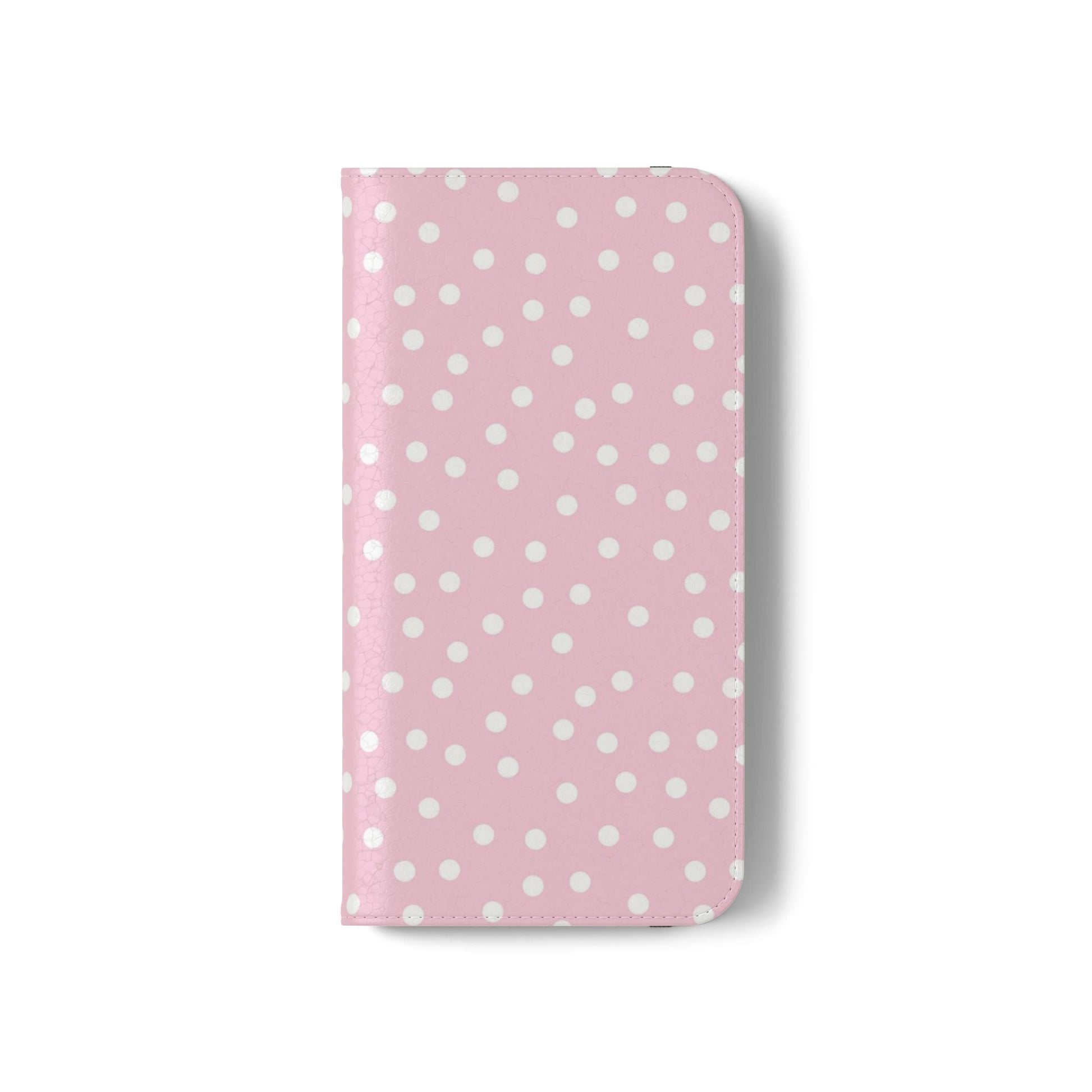 JAKKOUTTHEBXX Pink Polka Dot Phone Flip Cases 2025
