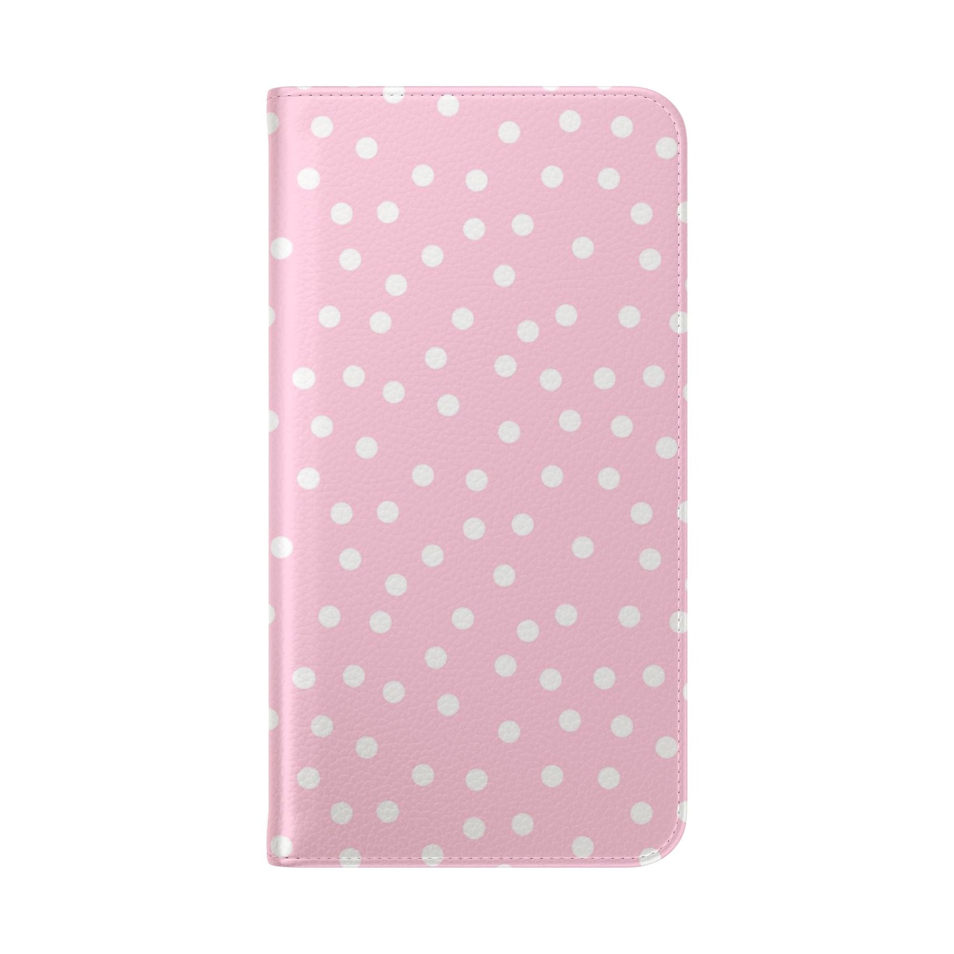 JAKKOUTTHEBXX Pink Polka Dot Phone Flip Cases 2025