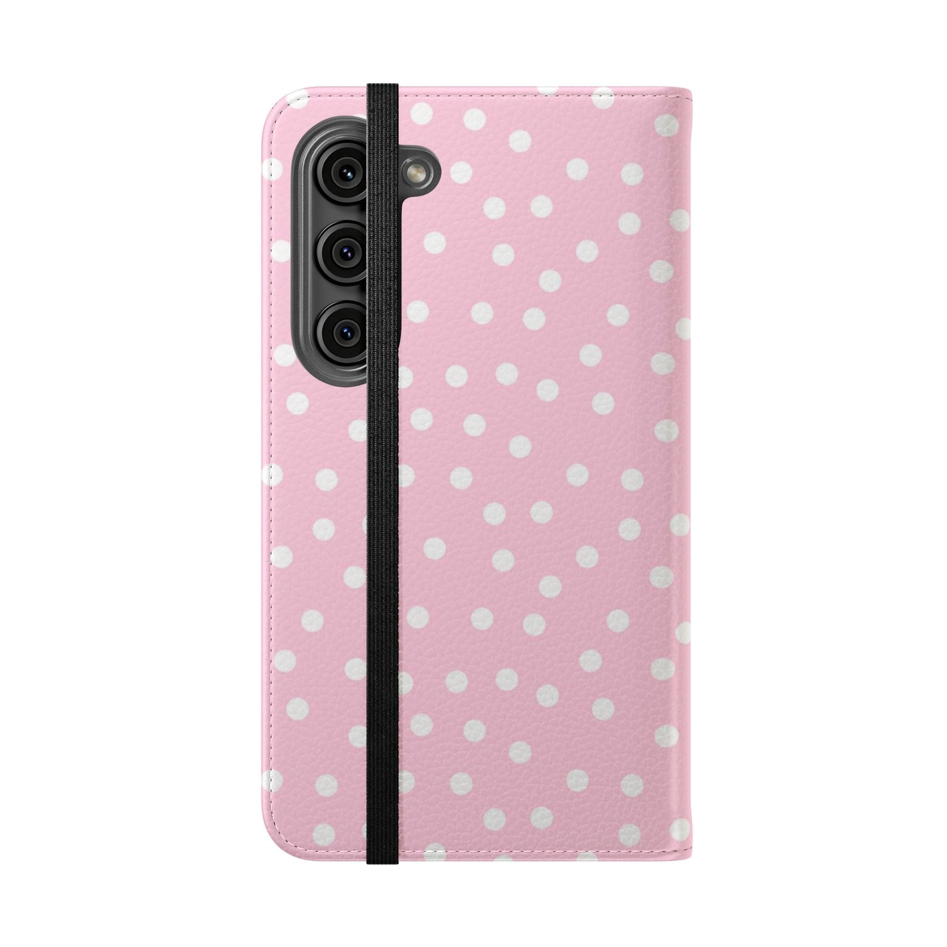JAKKOUTTHEBXX Pink Polka Dot Phone Flip Cases 2025