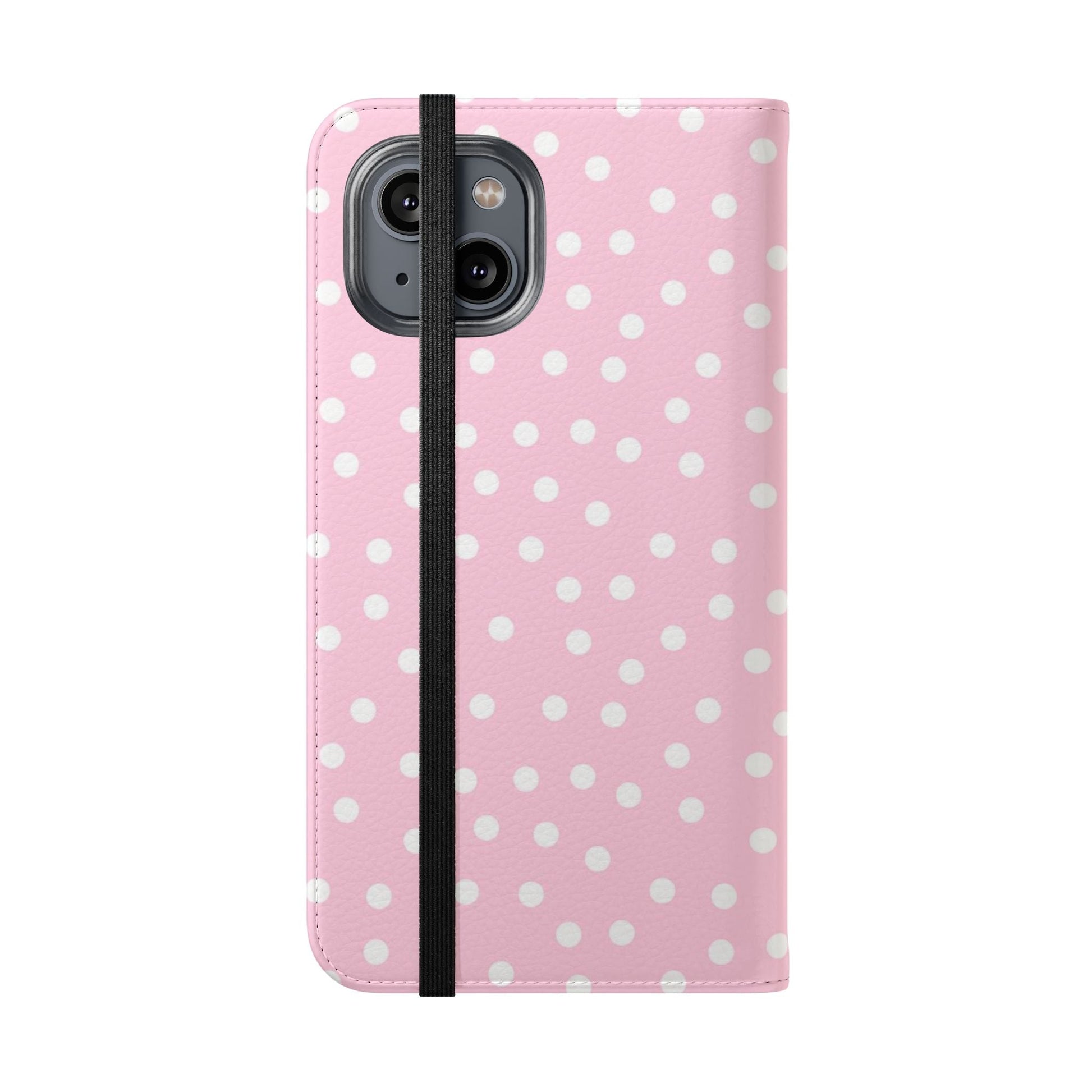 JAKKOUTTHEBXX Pink Polka Dot Phone Flip Cases 2025
