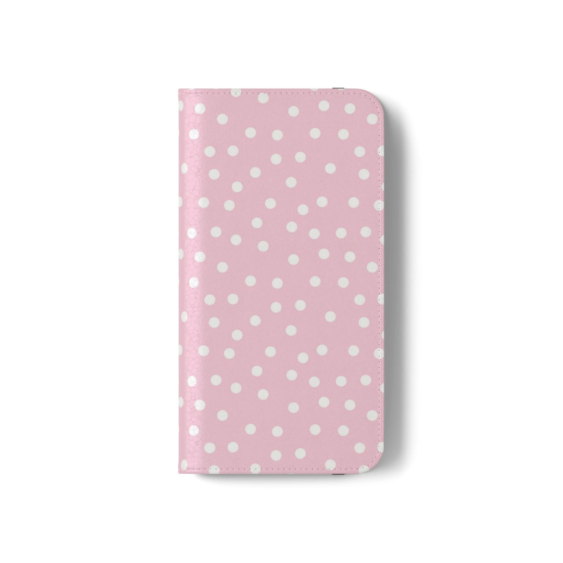 JAKKOUTTHEBXX Pink Polka Dot Phone Flip Cases 2025