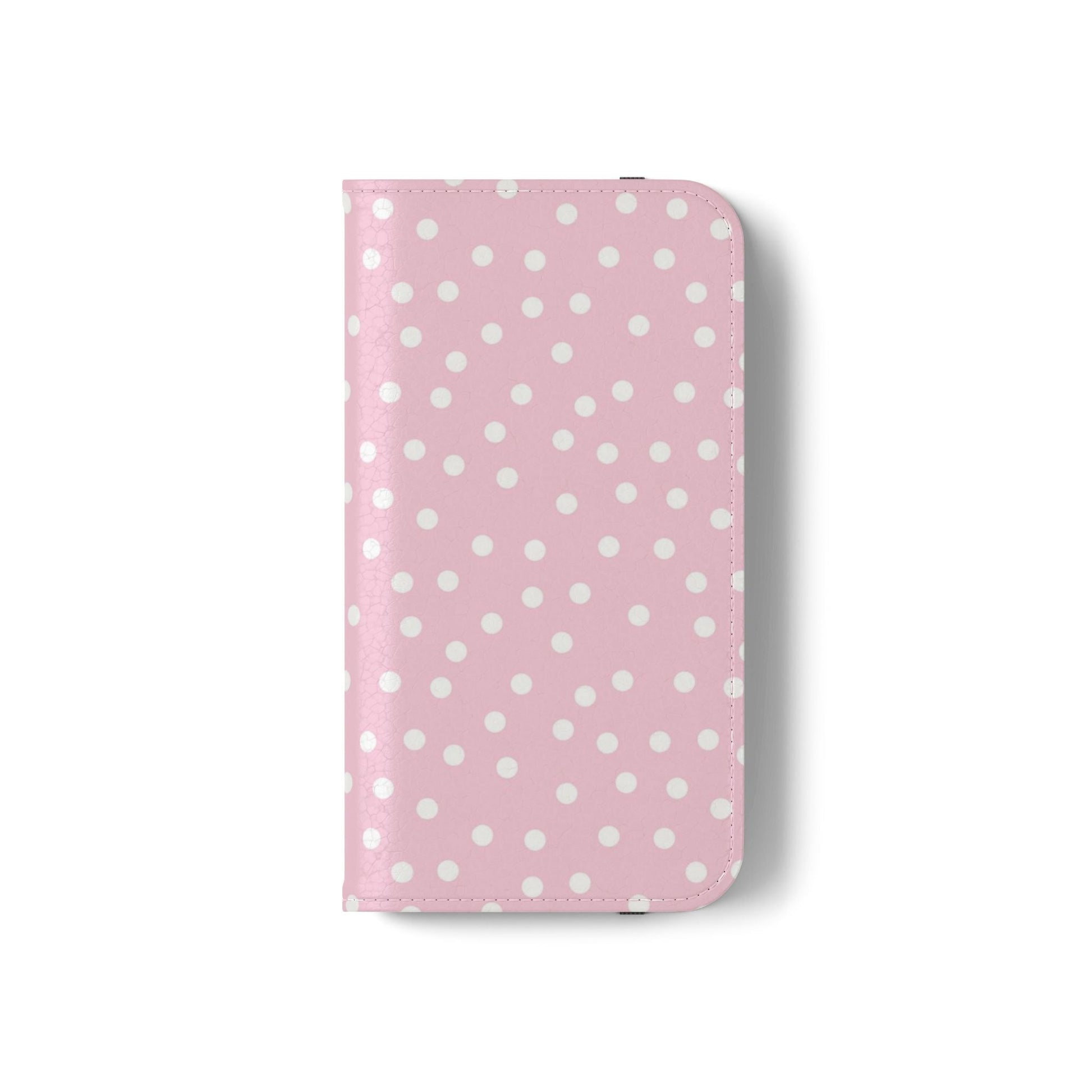 JAKKOUTTHEBXX Pink Polka Dot Phone Flip Cases 2025