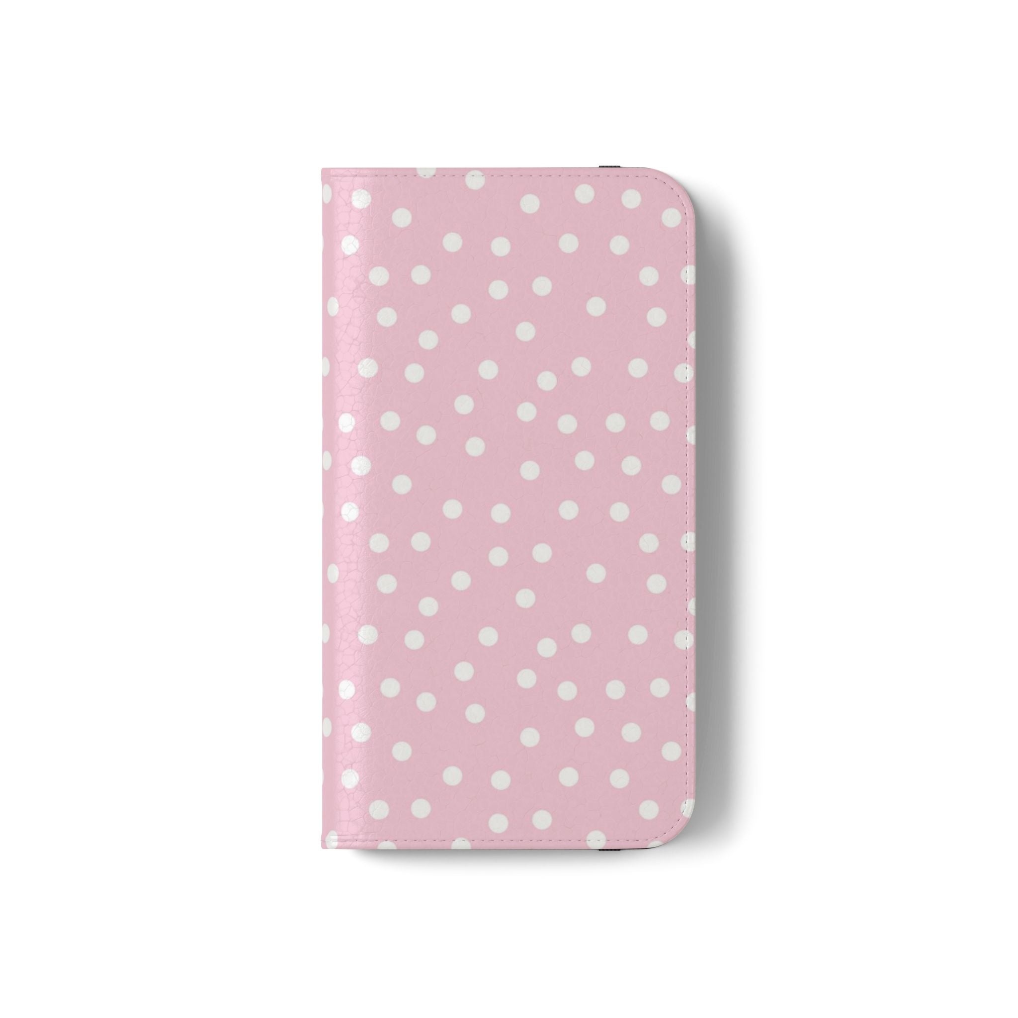 JAKKOUTTHEBXX Pink Polka Dot Phone Flip Cases 2025