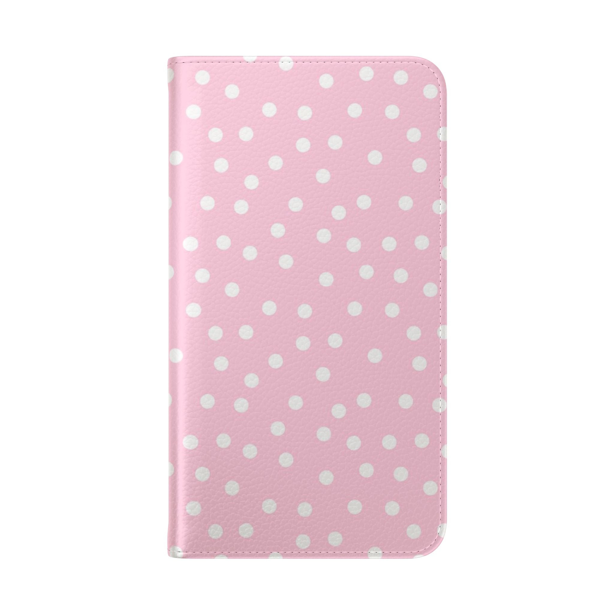 JAKKOUTTHEBXX Pink Polka Dot Phone Flip Cases 2025