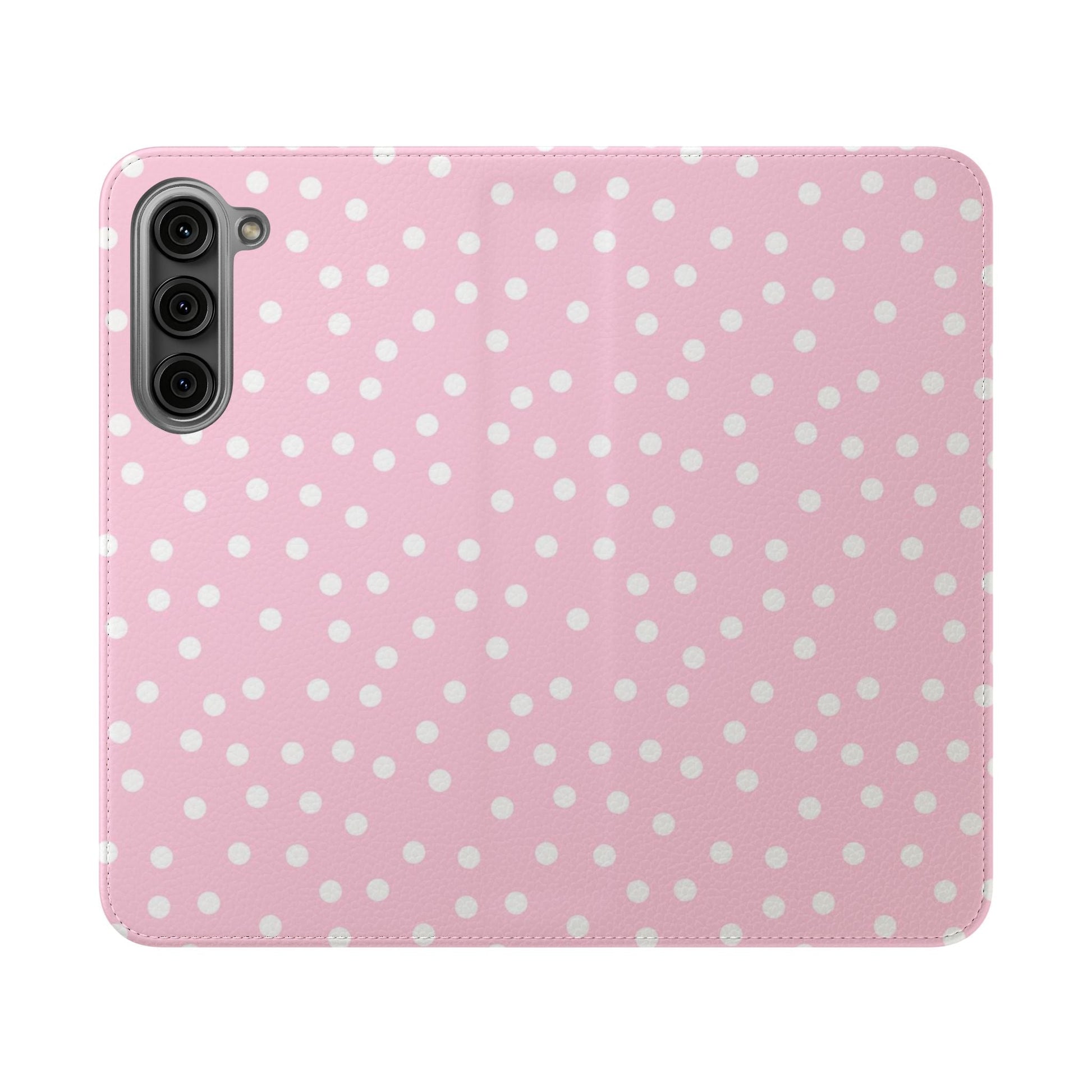 JAKKOUTTHEBXX Pink Polka Dot Phone Flip Cases 2025