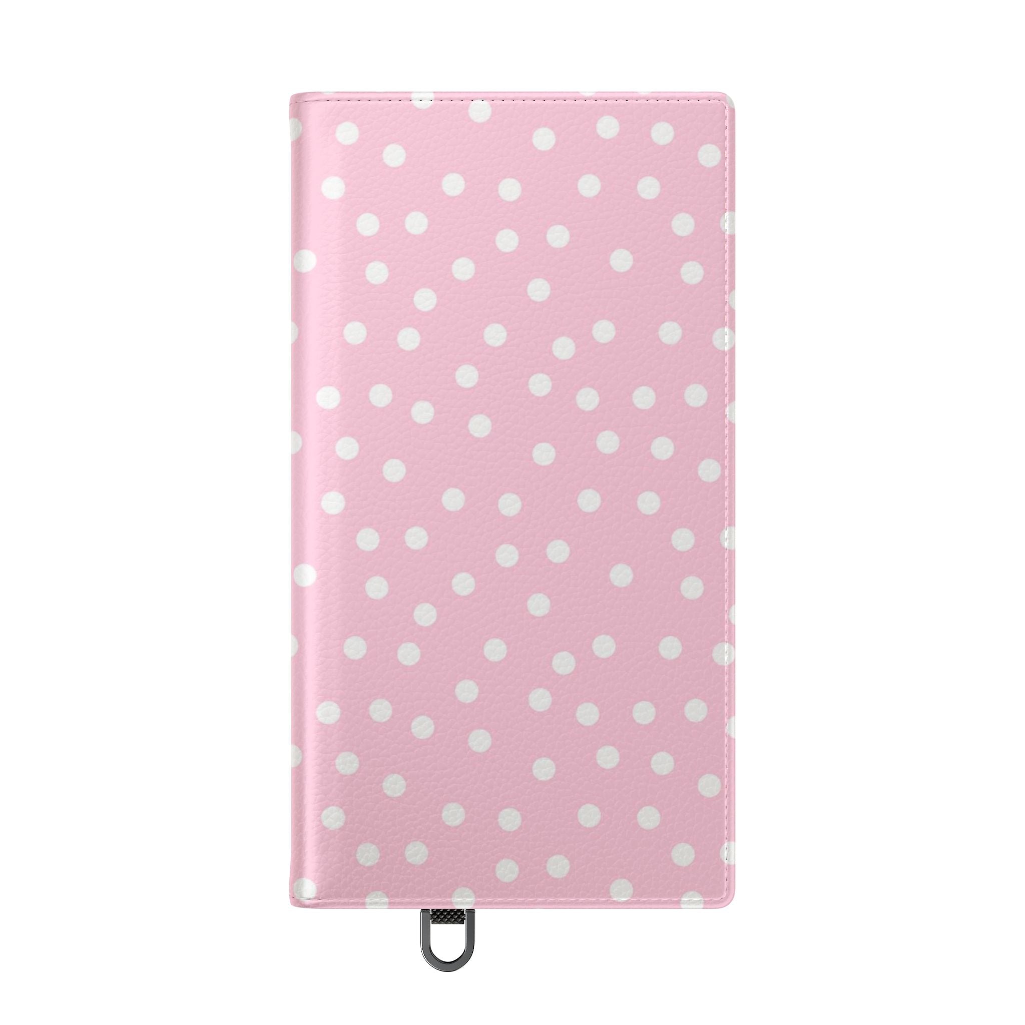 JAKKOUTTHEBXX Pink Polka Dot Phone Flip Cases 2025