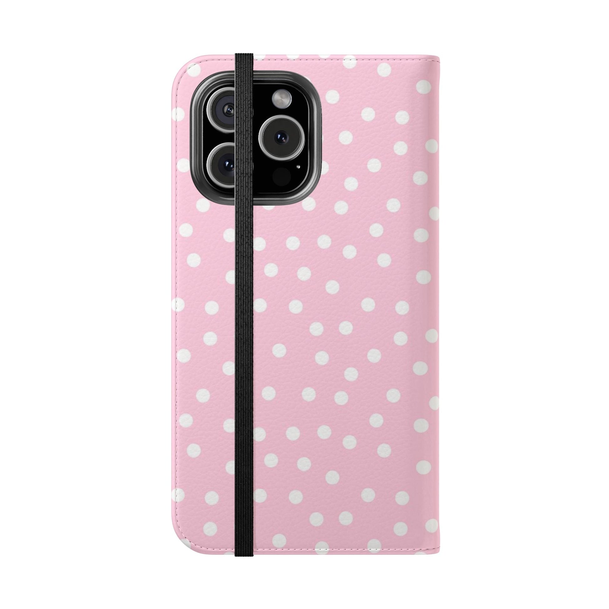 JAKKOUTTHEBXX Pink Polka Dot Phone Flip Cases 2025