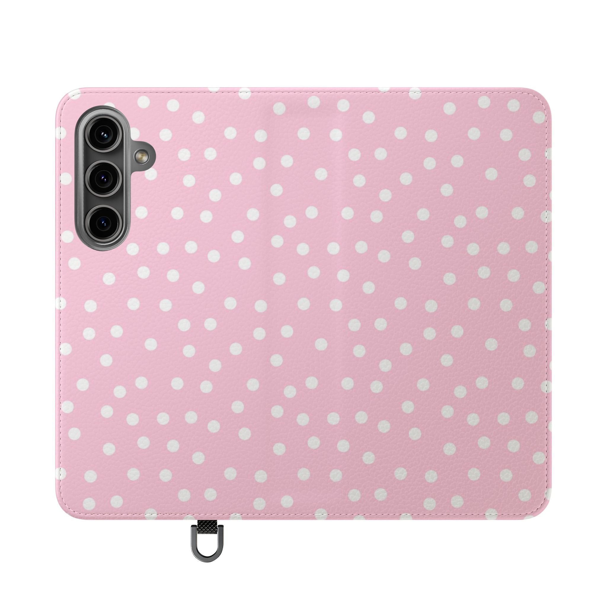 JAKKOUTTHEBXX Pink Polka Dot Phone Flip Cases 2025