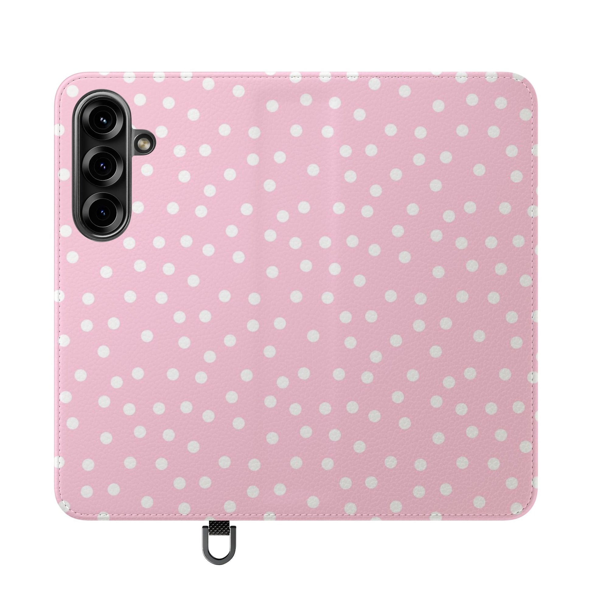 JAKKOUTTHEBXX Pink Polka Dot Phone Flip Cases 2025