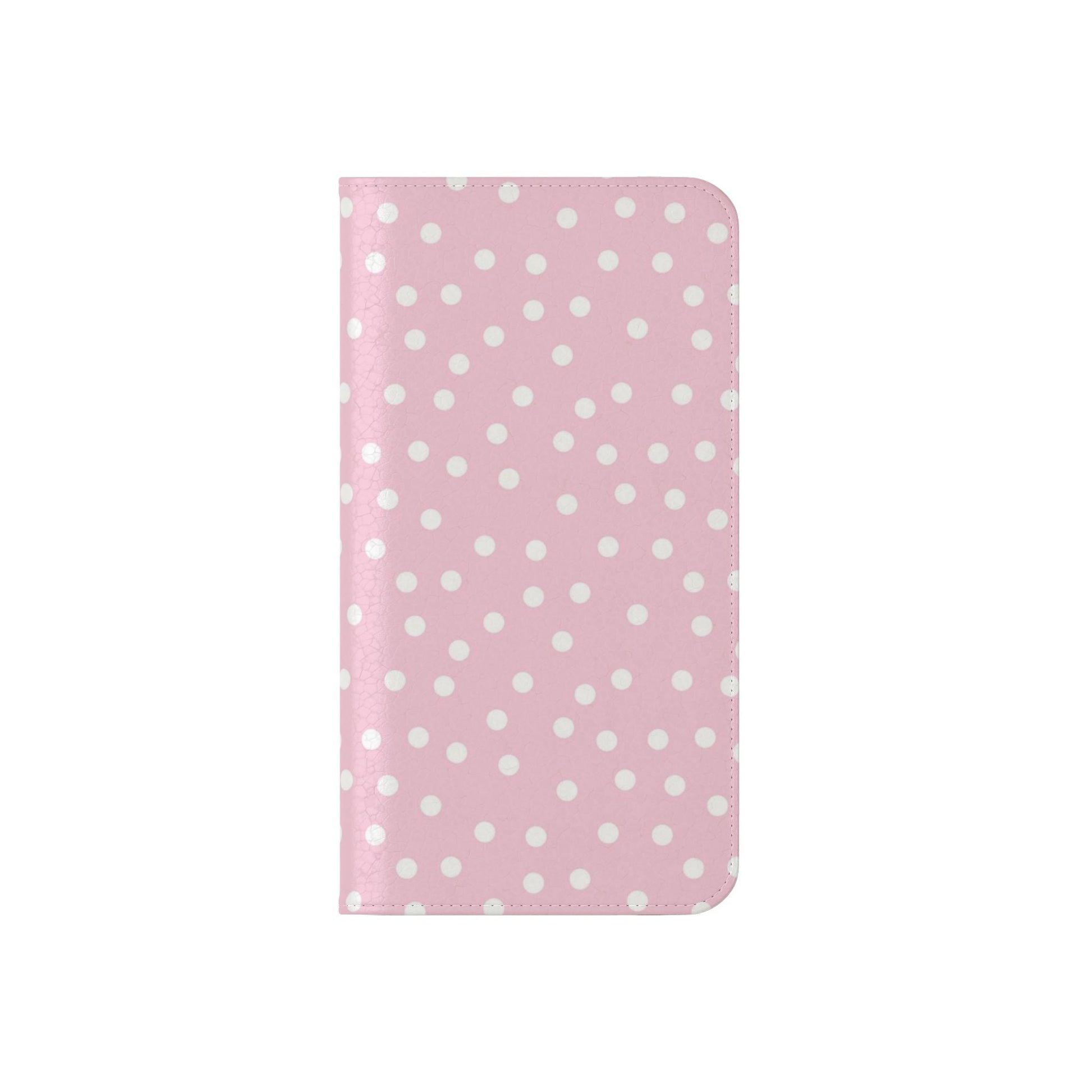 JAKKOUTTHEBXX Pink Polka Dot Phone Flip Cases 2025