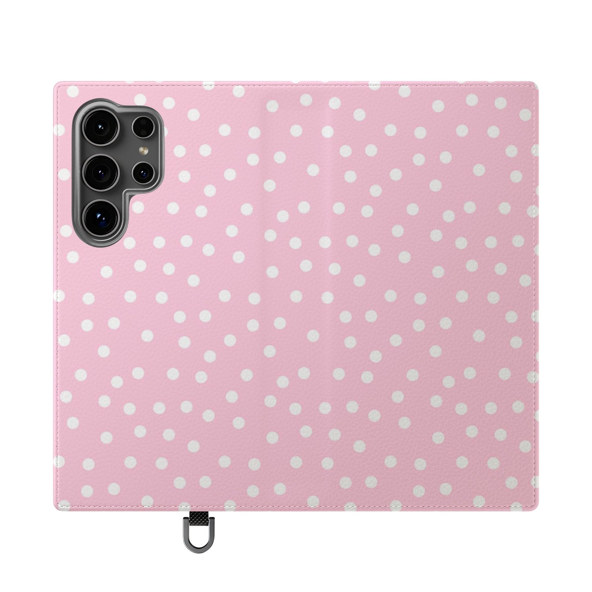 JAKKOUTTHEBXX Pink Polka Dot Phone Flip Cases 2025