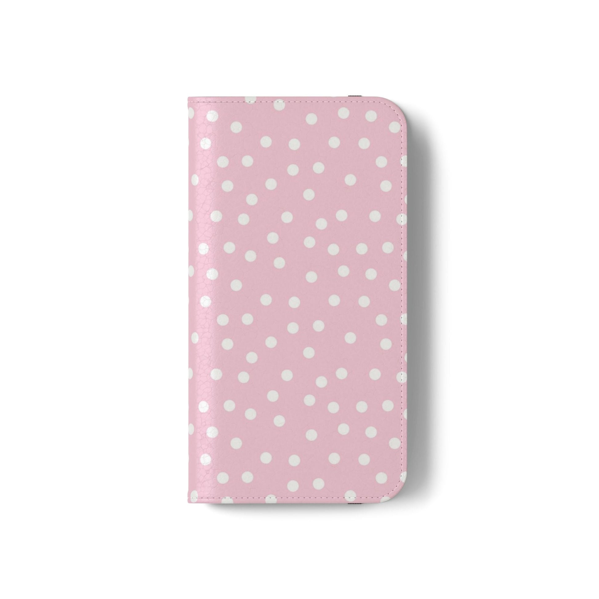 JAKKOUTTHEBXX Pink Polka Dot Phone Flip Cases 2025