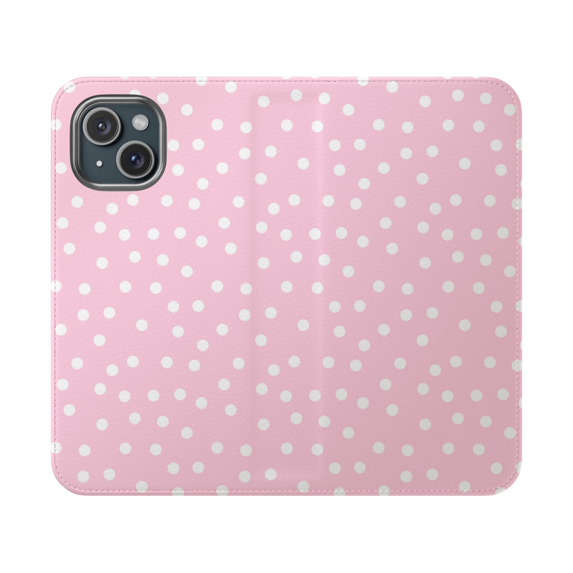 JAKKOUTTHEBXX Pink Polka Dot Phone Flip Cases 2025