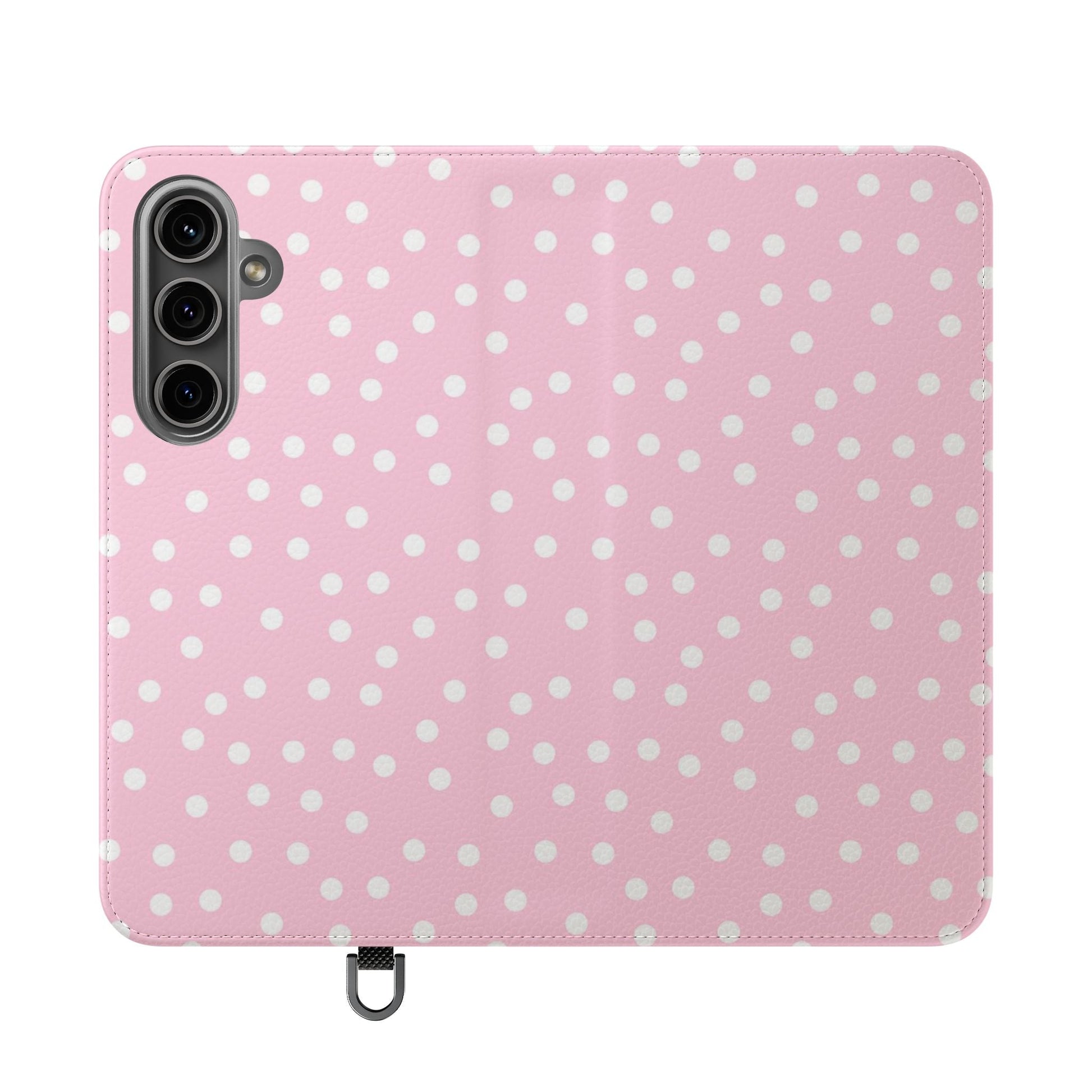 JAKKOUTTHEBXX Pink Polka Dot Phone Flip Cases 2025