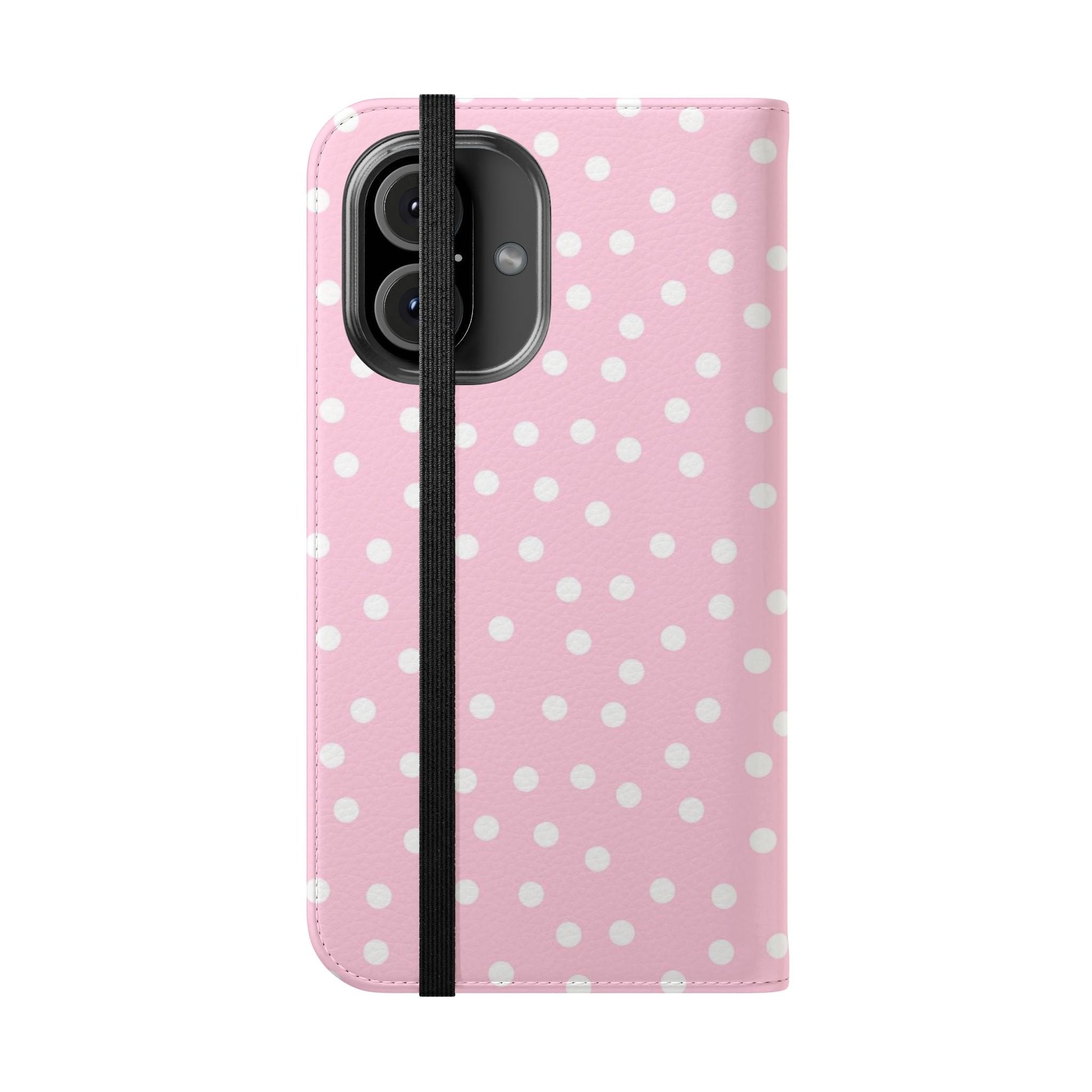 JAKKOUTTHEBXX Pink Polka Dot Phone Flip Cases 2025