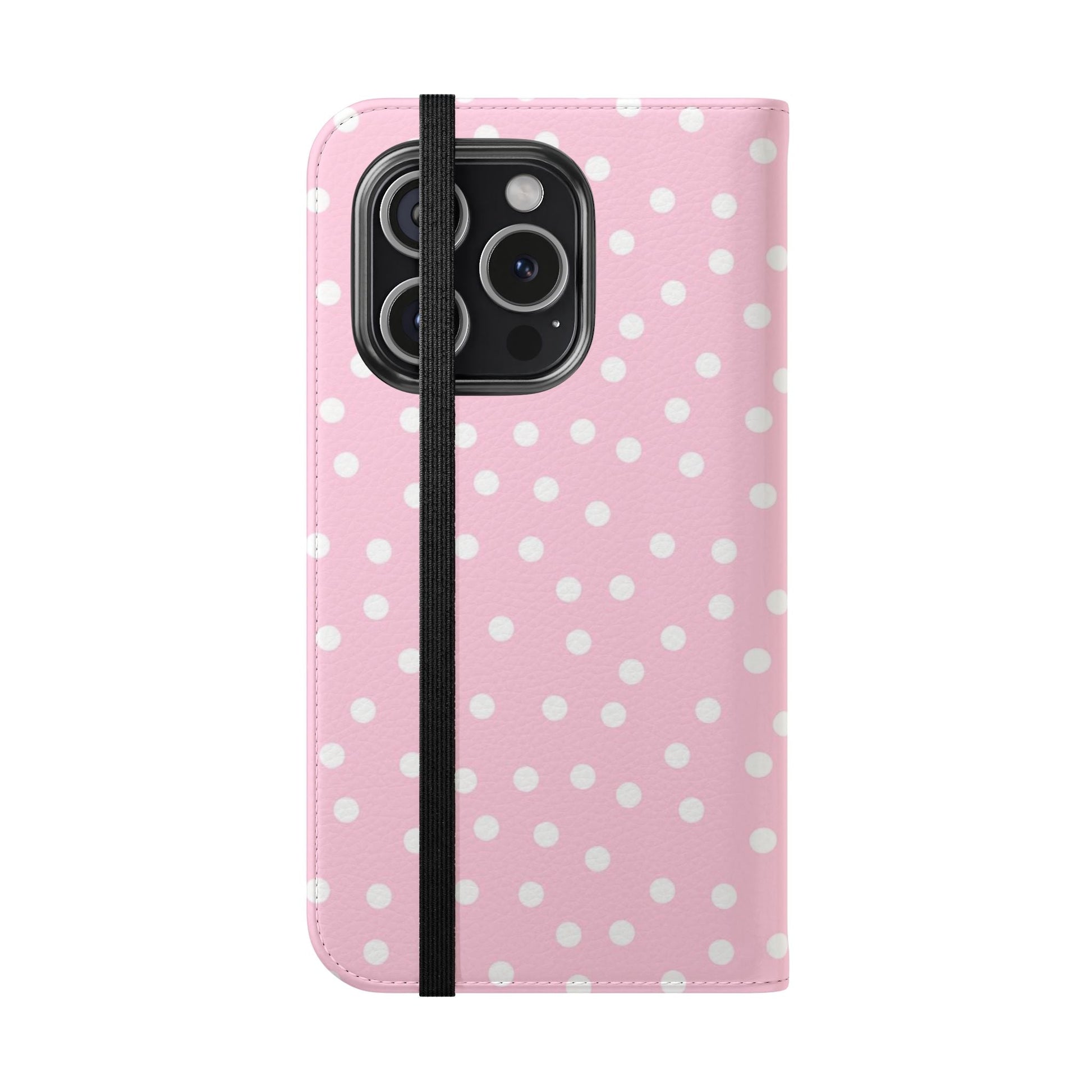JAKKOUTTHEBXX Pink Polka Dot Phone Flip Cases 2025