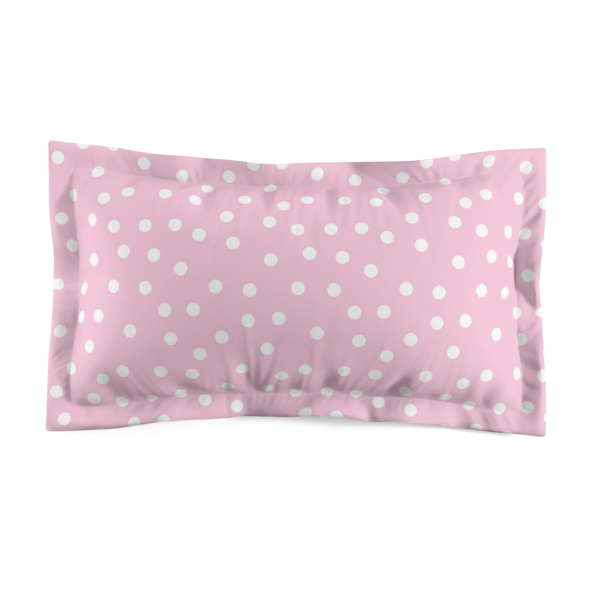 JAKKOUTTHEBXX Pink Polka Dot Pillow Sham 2025