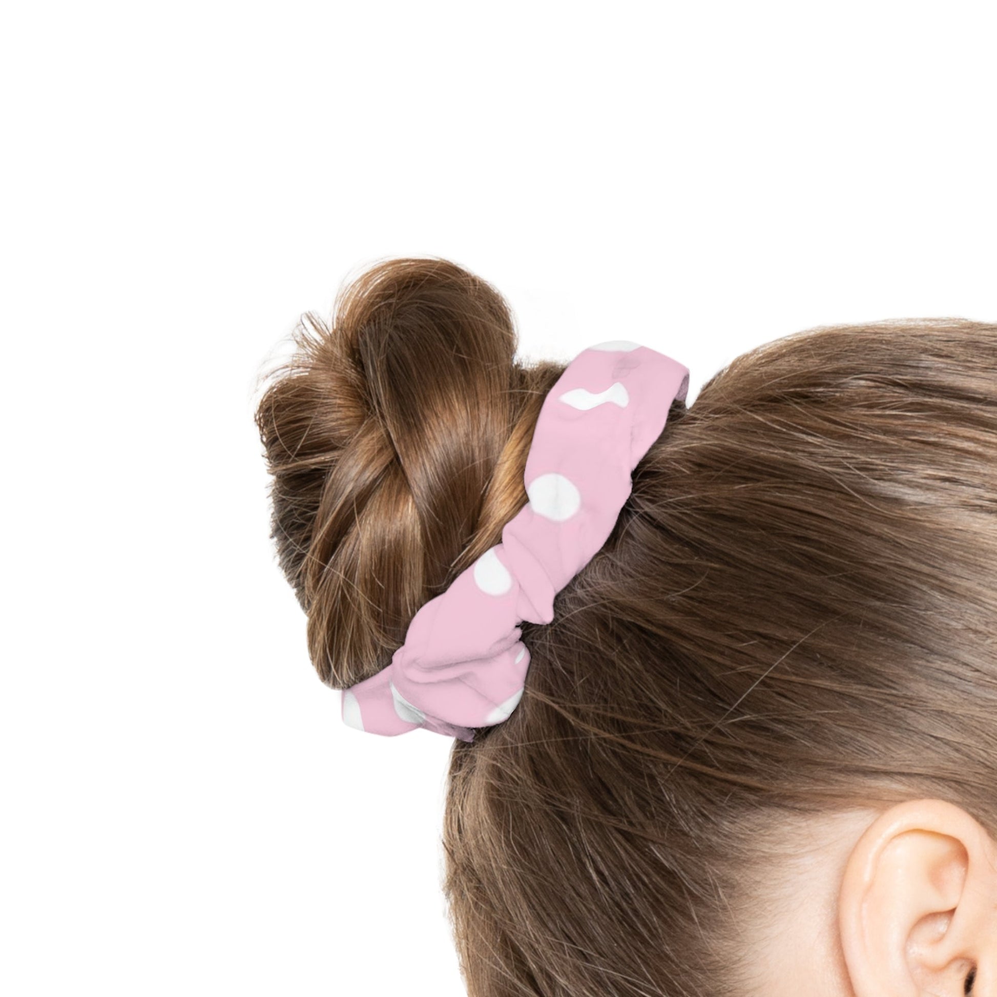 JAKKOUTTHEBXX Pink Polka Dot Scrunchie 2025