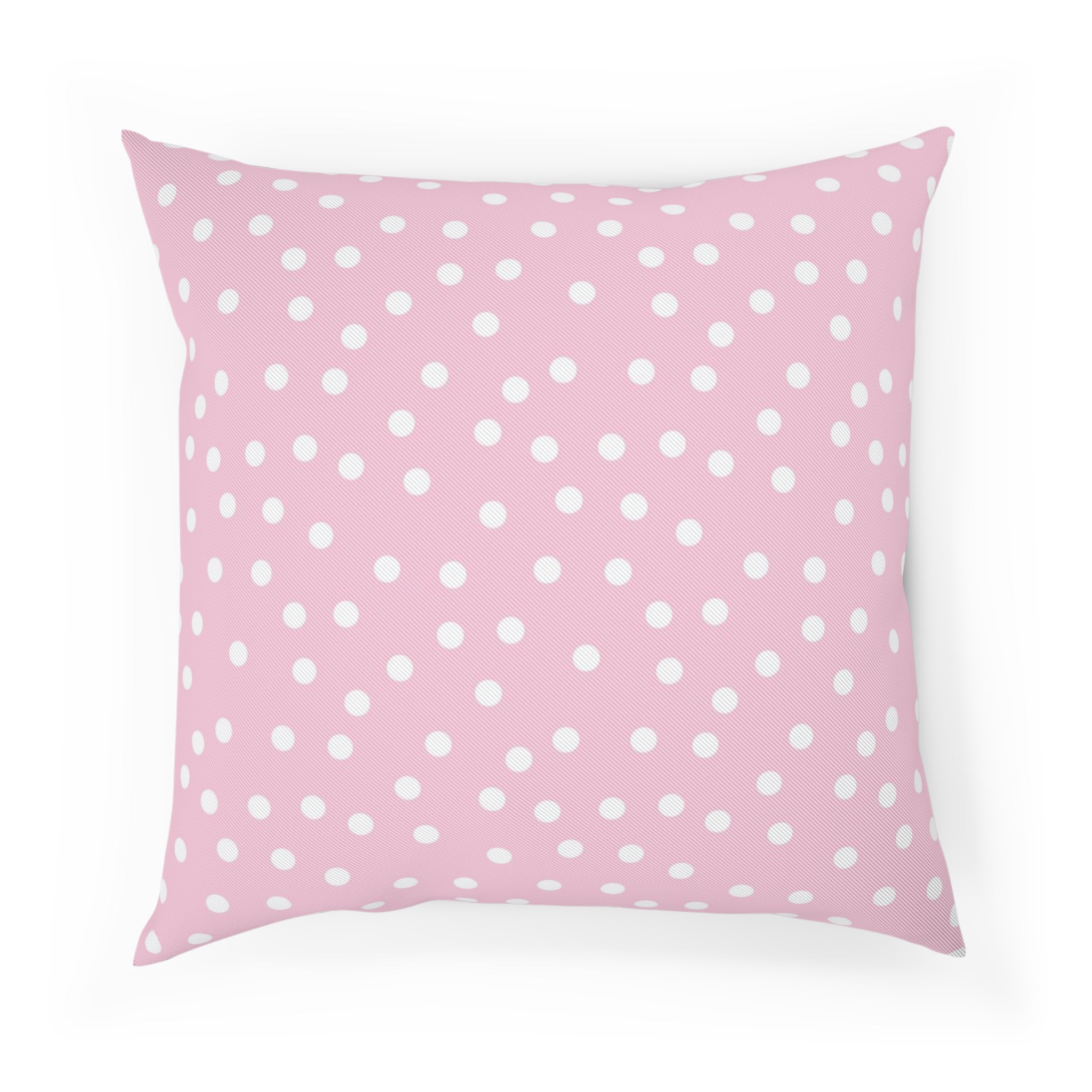 JAKKOUTTHEBXX Pink Polka Dot Throw Pillow 2025