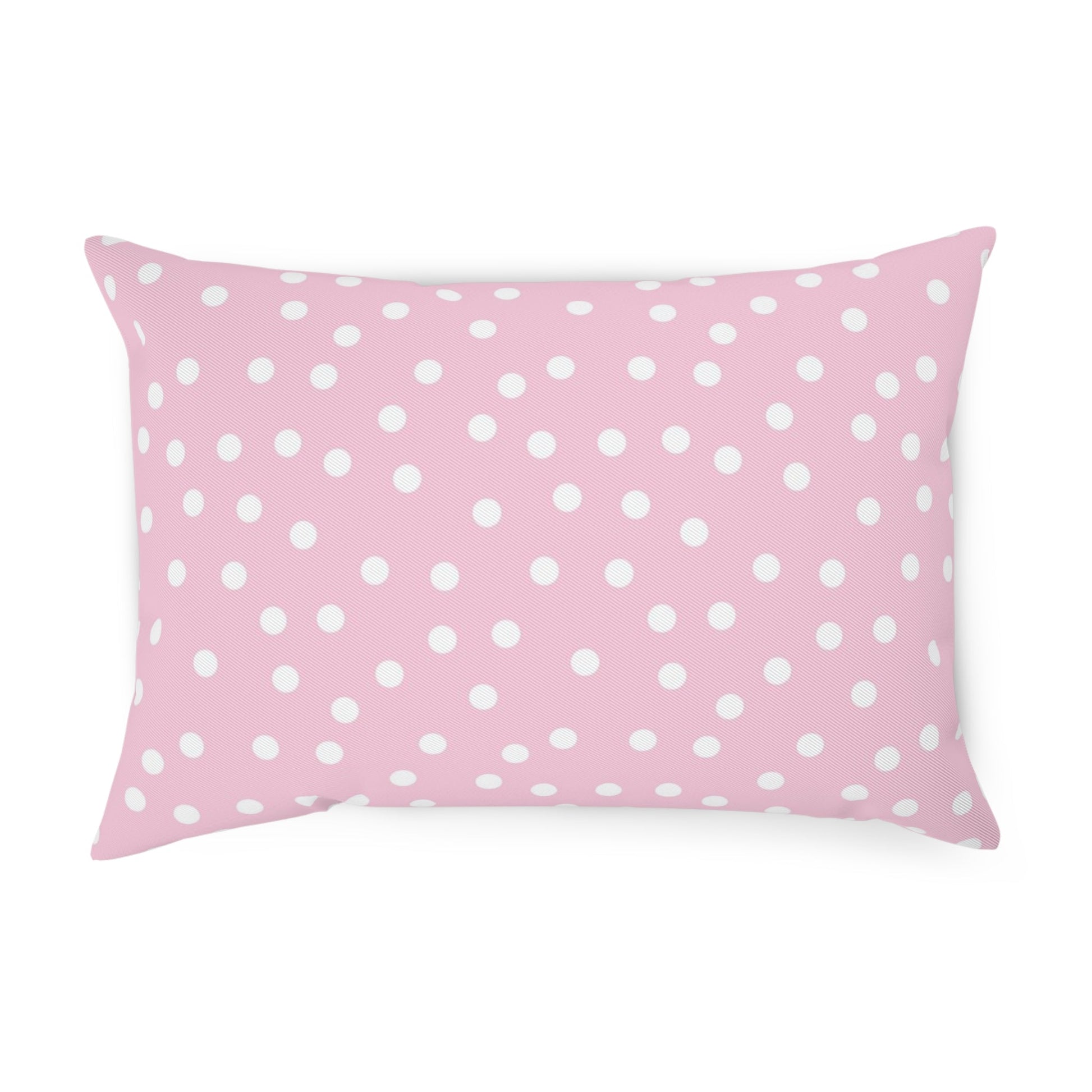 JAKKOUTTHEBXX Pink Polka Dot Throw Pillow 2025