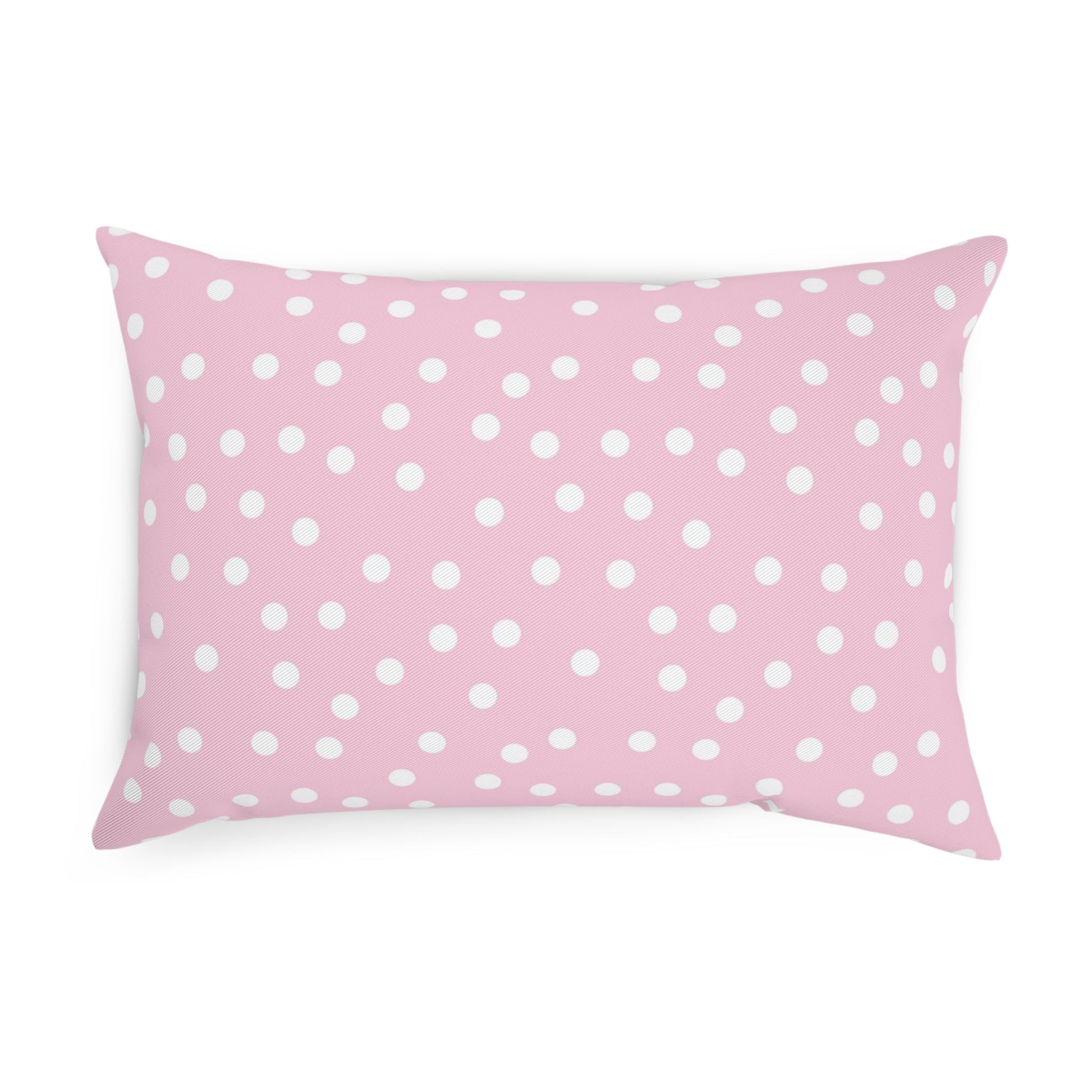 JAKKOUTTHEBXX Pink Polka Dot Throw Pillow 2025