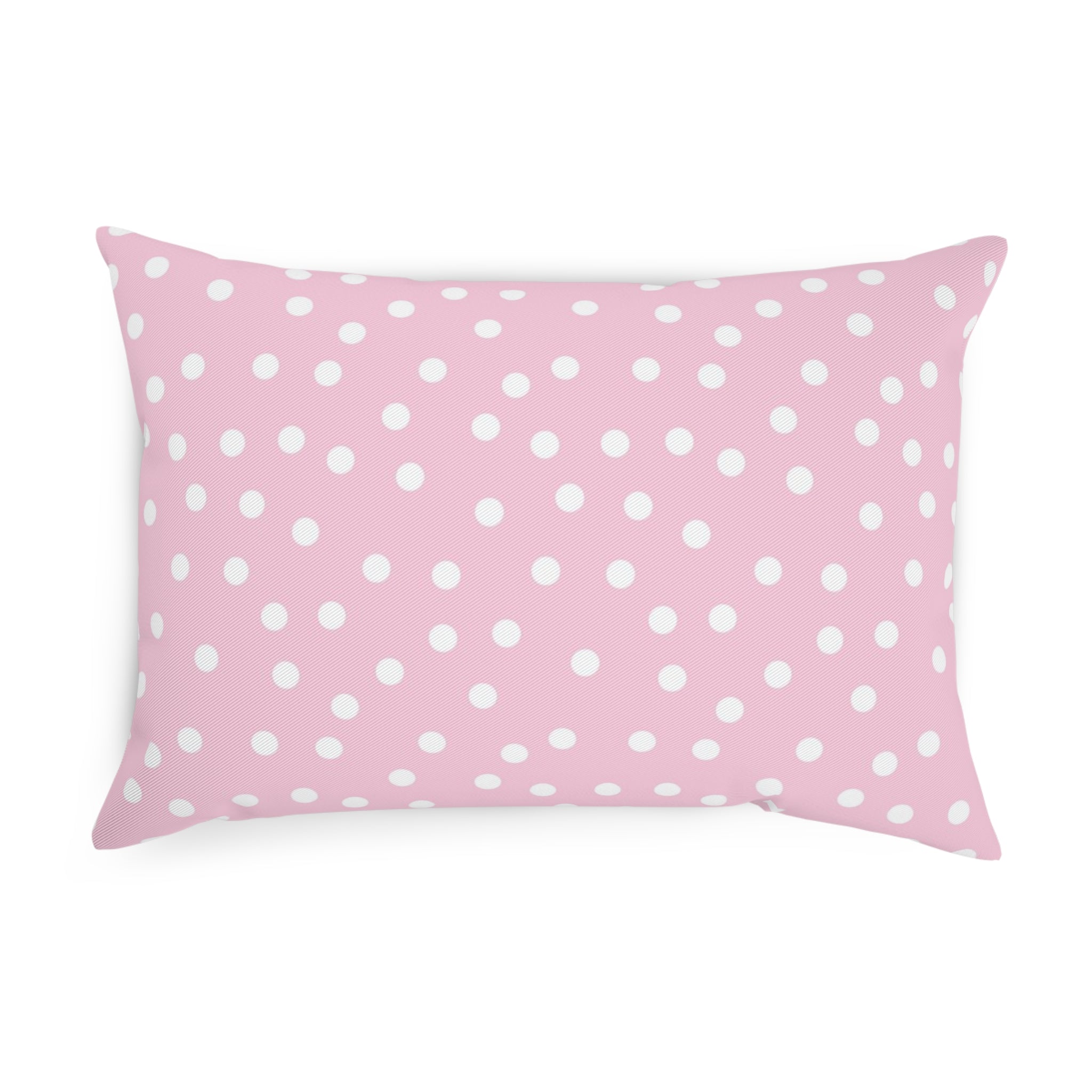 JAKKOUTTHEBXX Pink Polka Dot Throw Pillow 2025