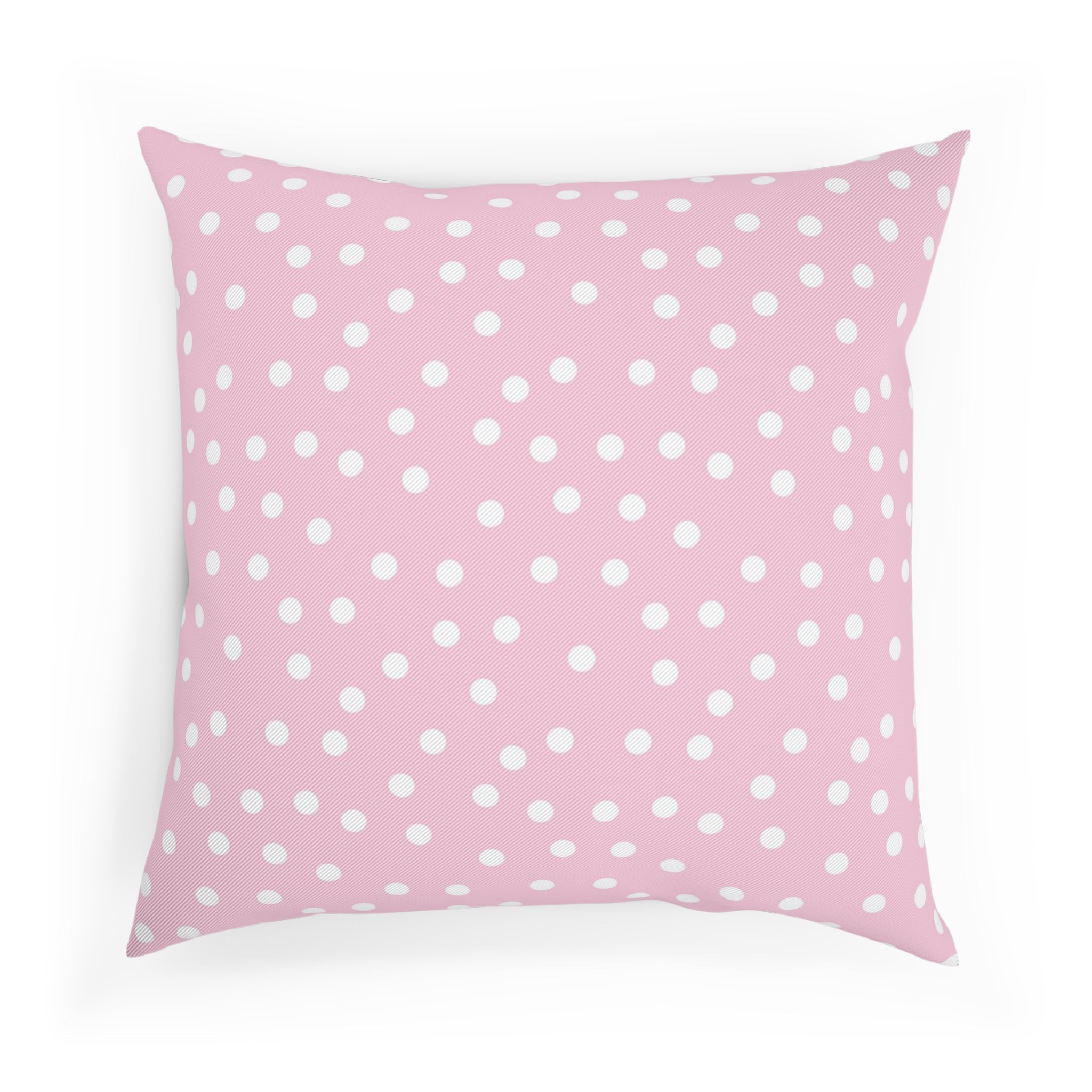 JAKKOUTTHEBXX Pink Polka Dot Throw Pillow 2025