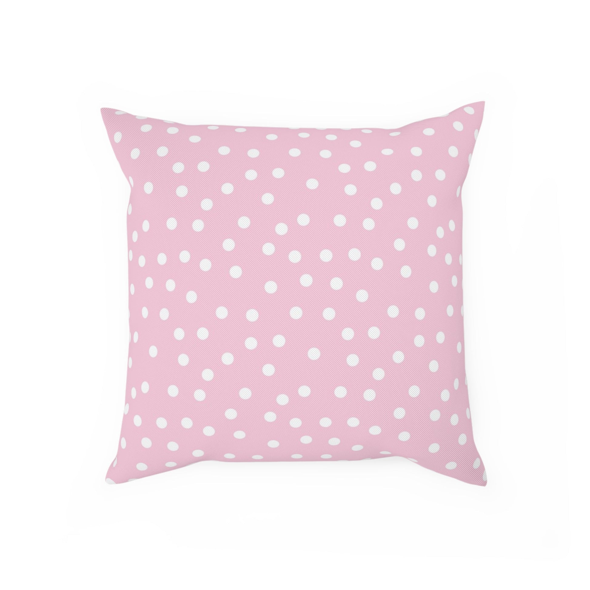 JAKKOUTTHEBXX Pink Polka Dot Throw Pillow 2025