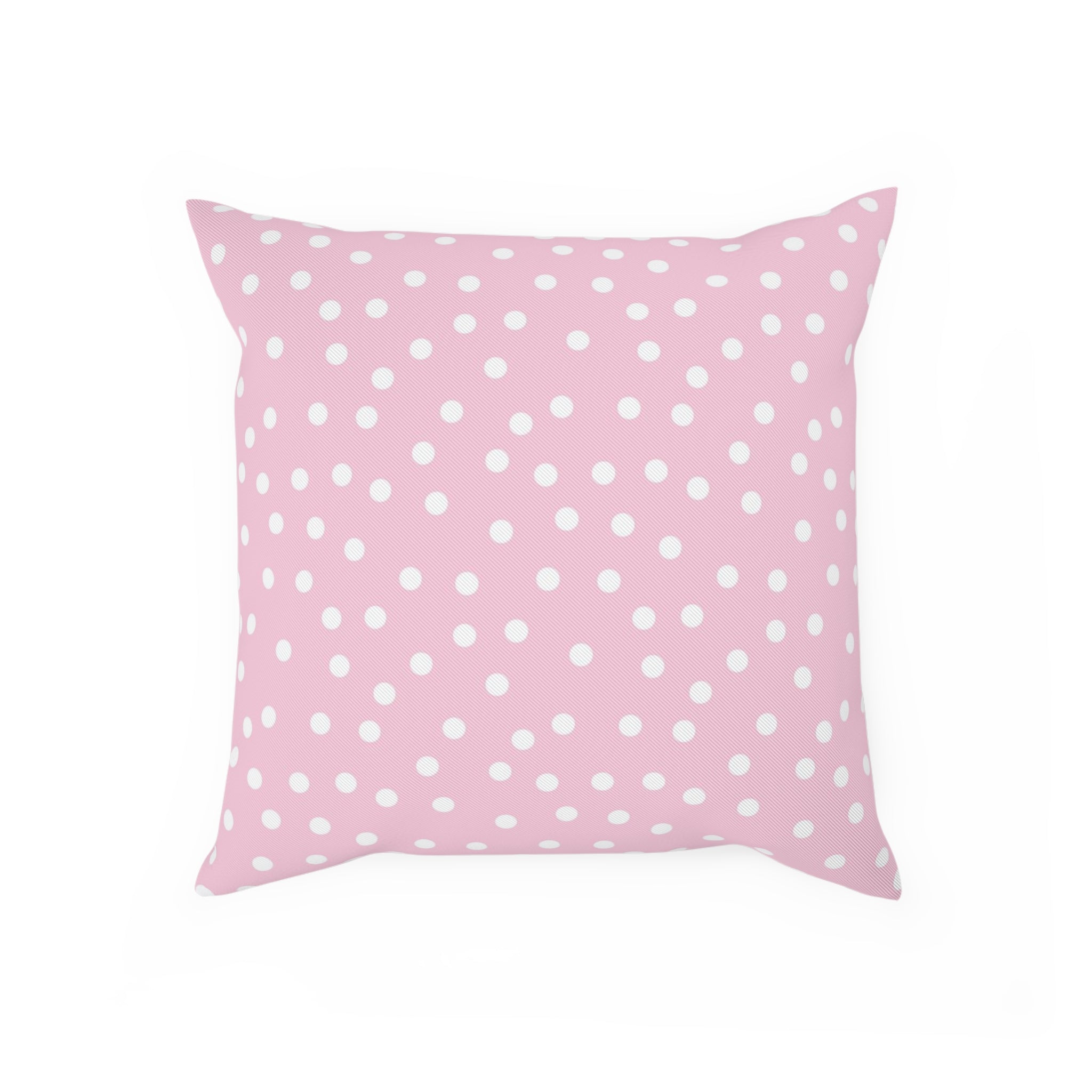 JAKKOUTTHEBXX Pink Polka Dot Throw Pillow 2025