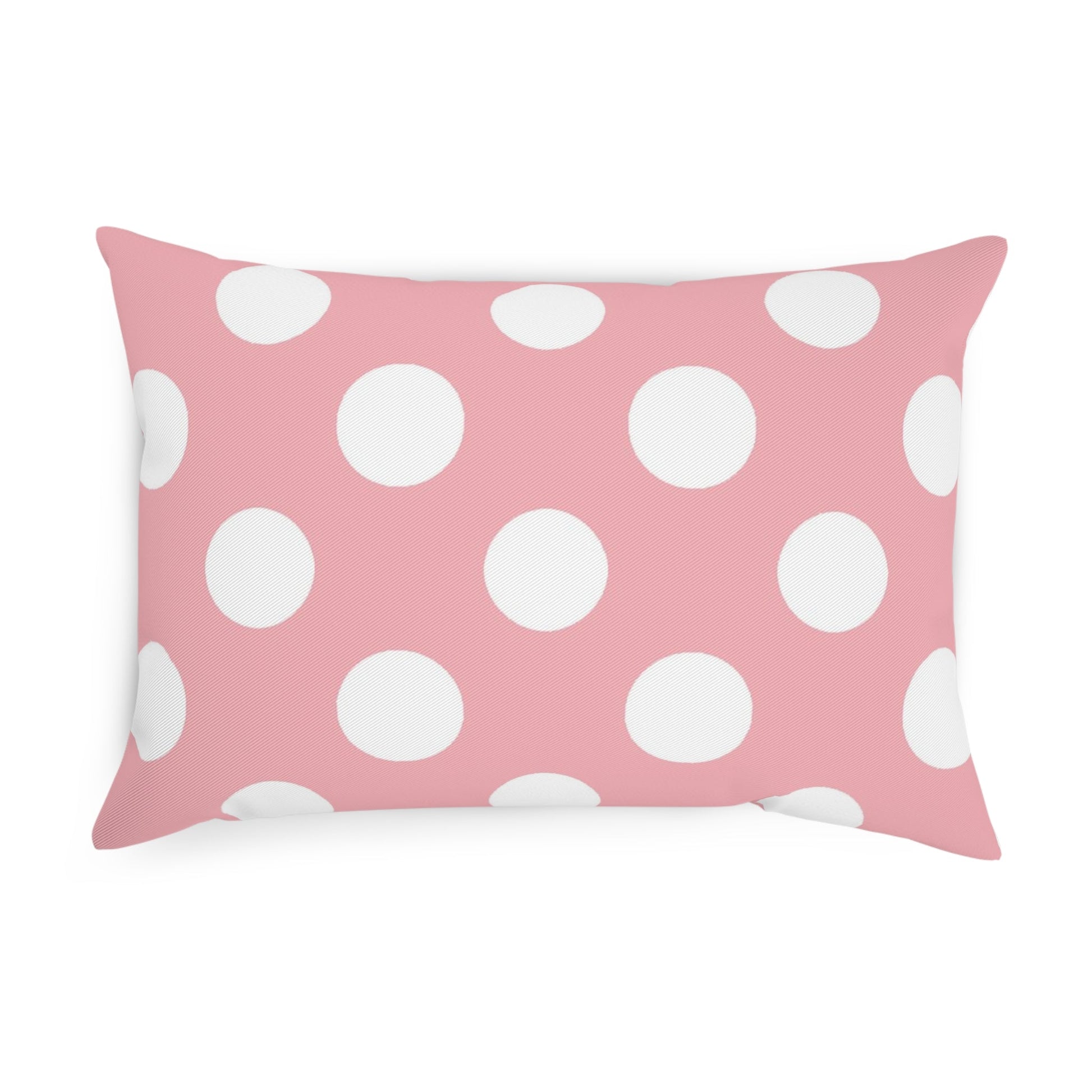 Pink Polka Dot Throw Pillow, Artsulli - Art is Long, Life is Short, Home Decor, , , , , , , 