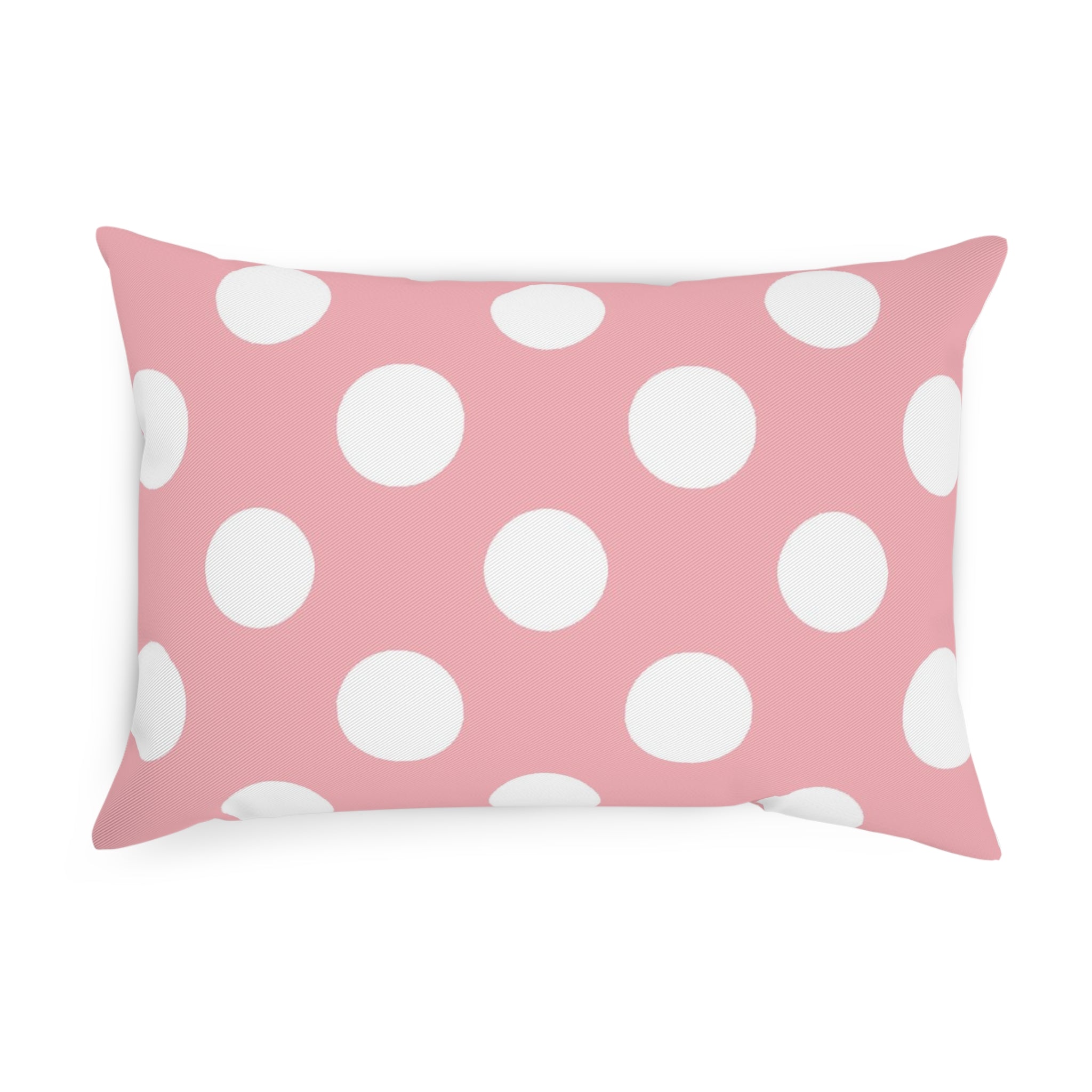 Pink Polka Dot Throw Pillow, Artsulli - Art is Long, Life is Short, Home Decor, , , , , , , 