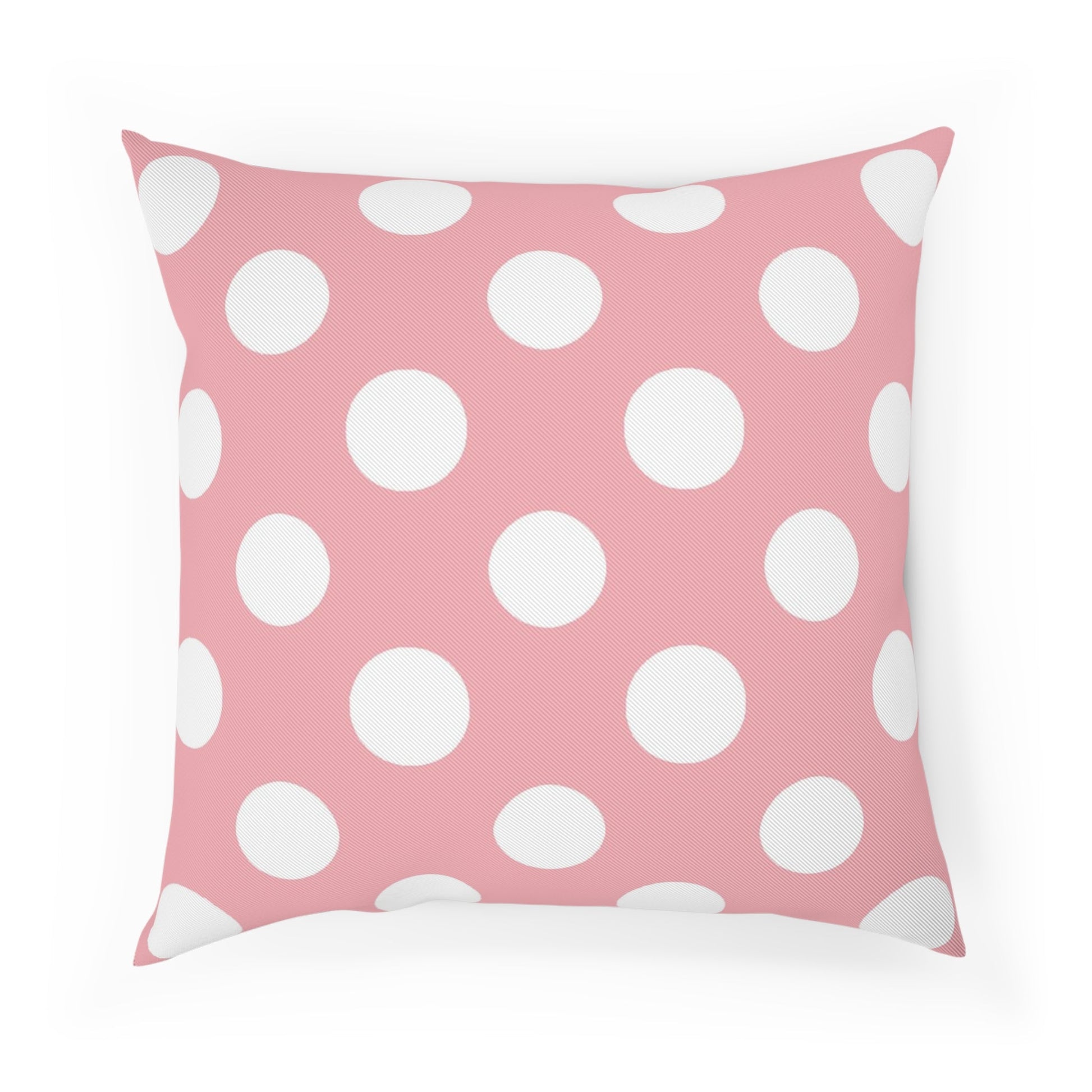 Pink Polka Dot Throw Pillow, Artsulli - Art is Long, Life is Short, Home Decor, Size, 18.1" × 18.1", , , , , 24513006382866789888
