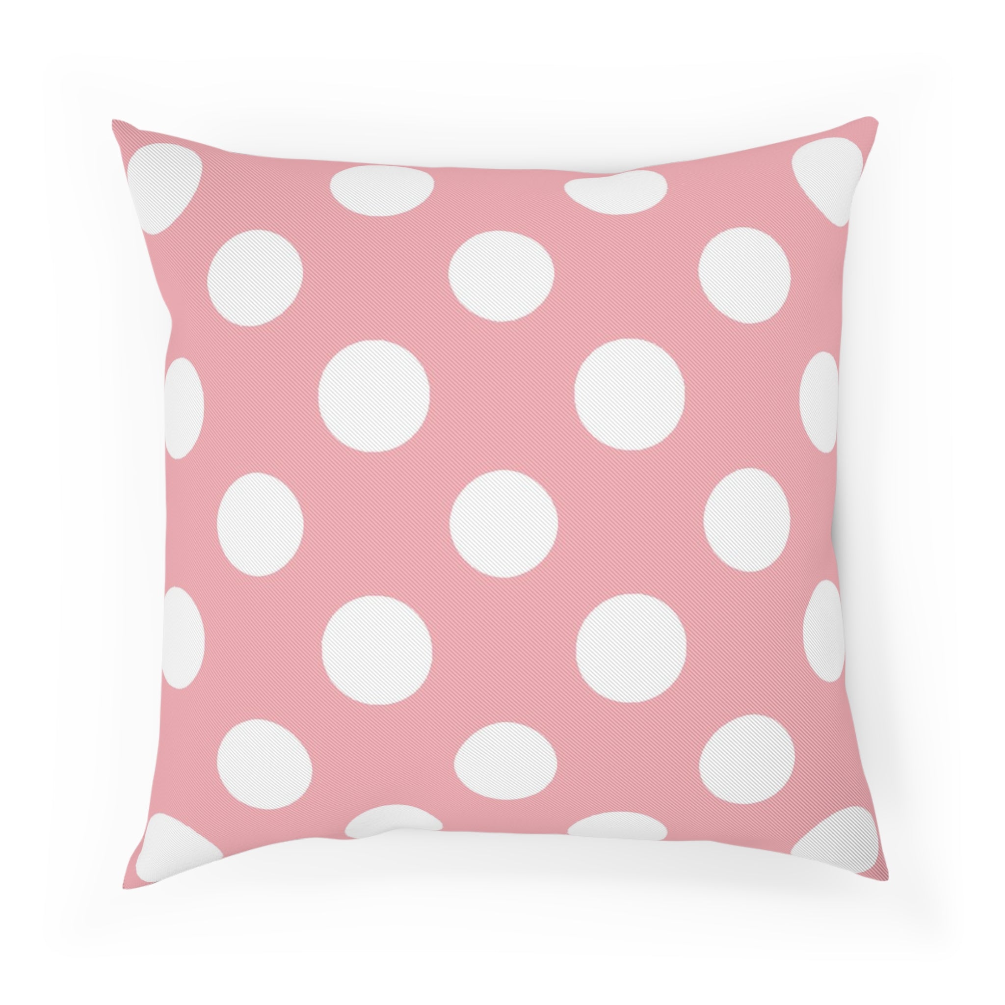 Pink Polka Dot Throw Pillow, Artsulli - Art is Long, Life is Short, Home Decor, Size, 18.1" × 18.1", , , , , 24513006382866789888