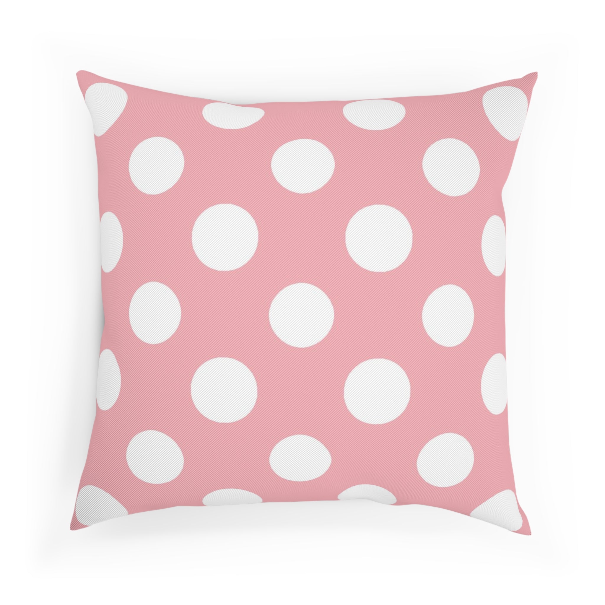 Pink Polka Dot Throw Pillow, Artsulli - Art is Long, Life is Short, Home Decor, , , , , , , 