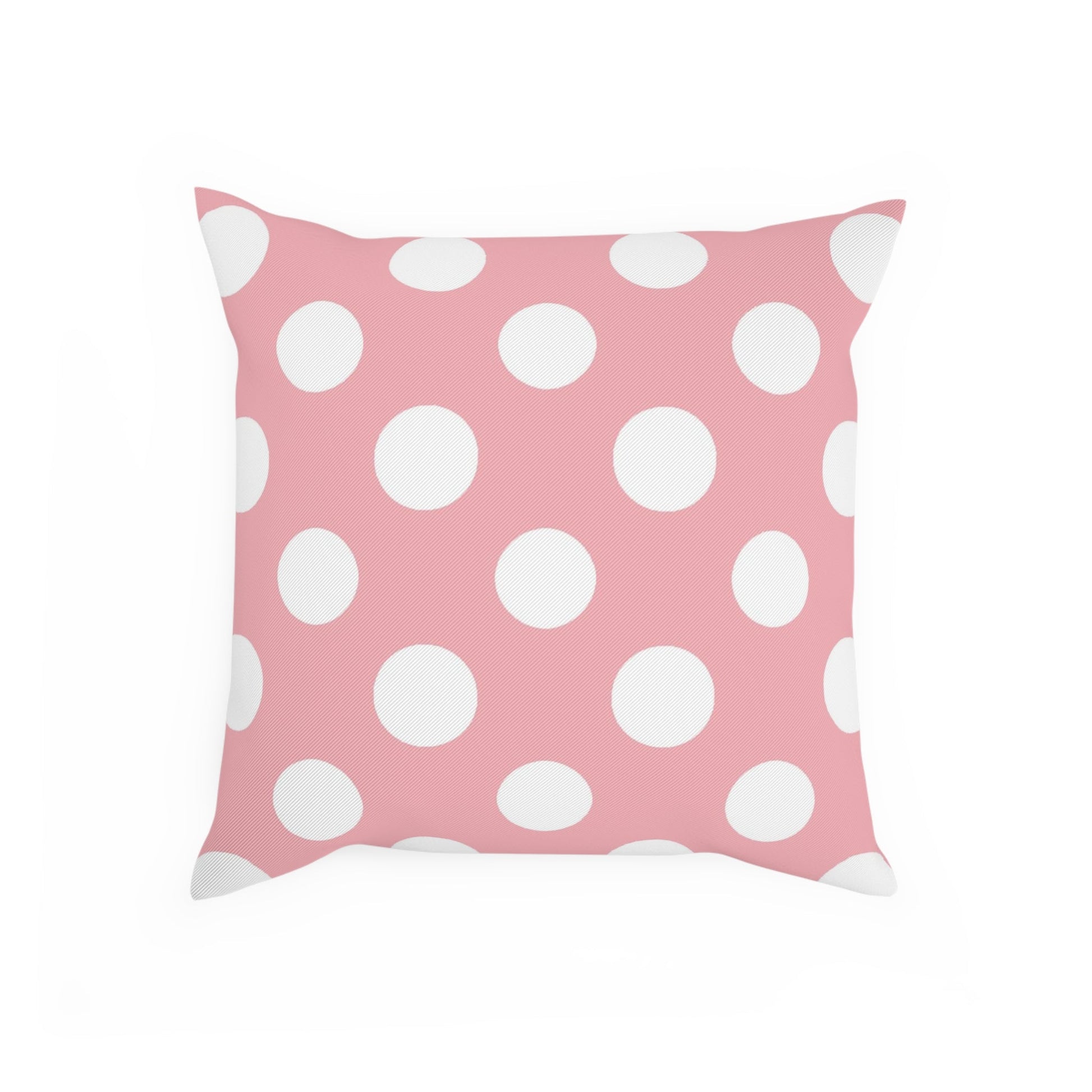 Pink Polka Dot Throw Pillow, Artsulli - Art is Long, Life is Short, Home Decor, , , , , , , 