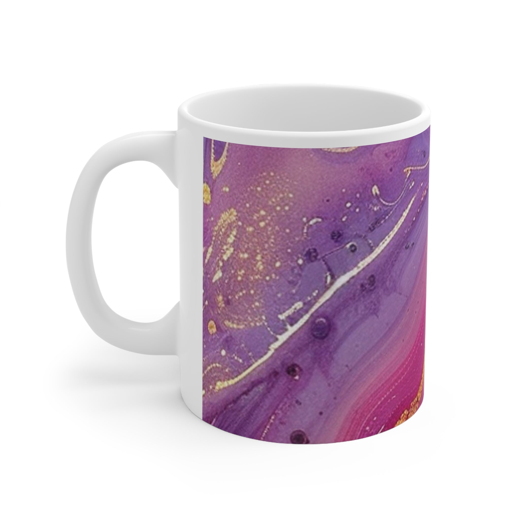 Pink Purple and Gold Marble Mug, Artsulli - Art is Long, Life is Short, Mug, , , , , , , 