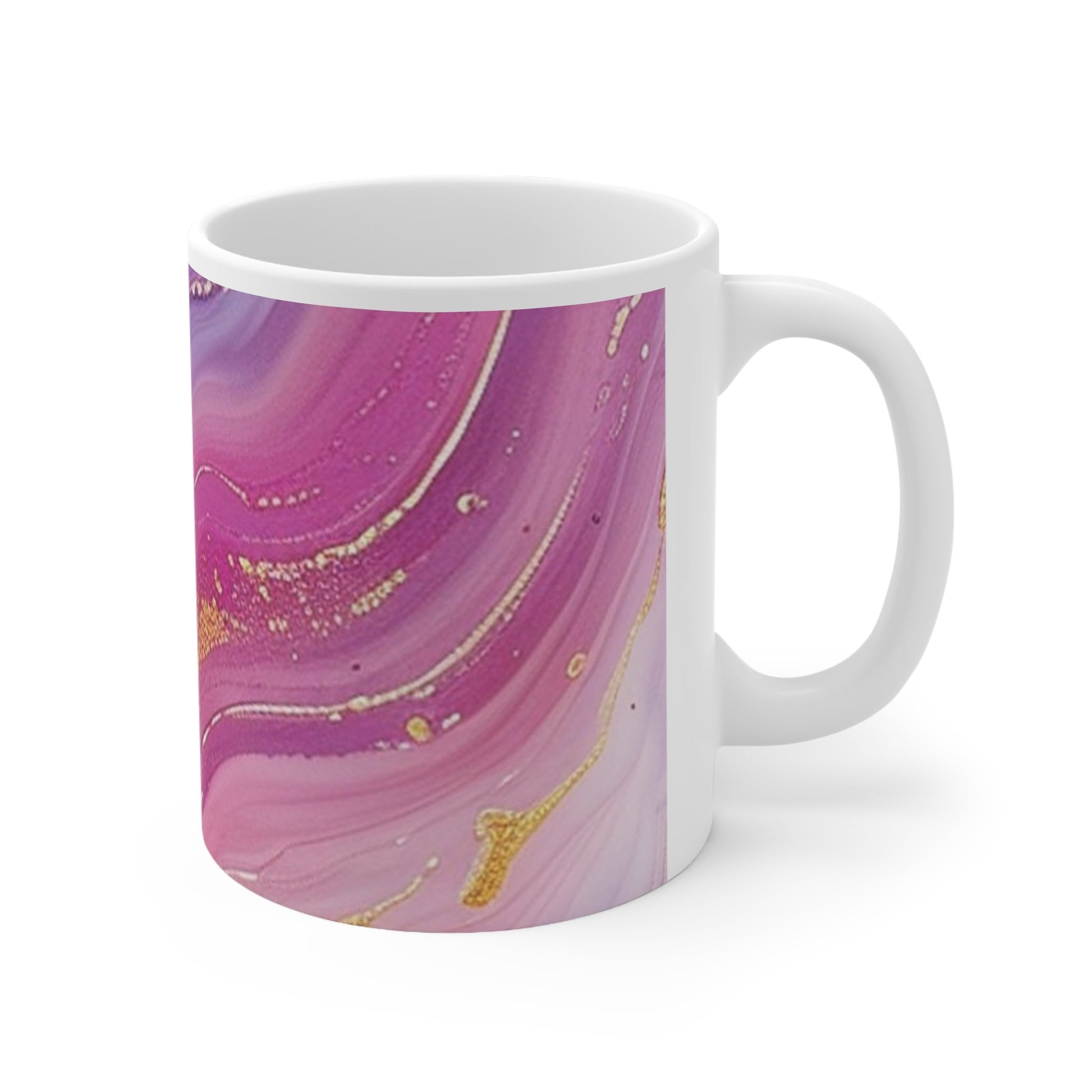 Pink Purple and Gold Marble Mug, Artsulli - Art is Long, Life is Short, Mug, , , , , , , 