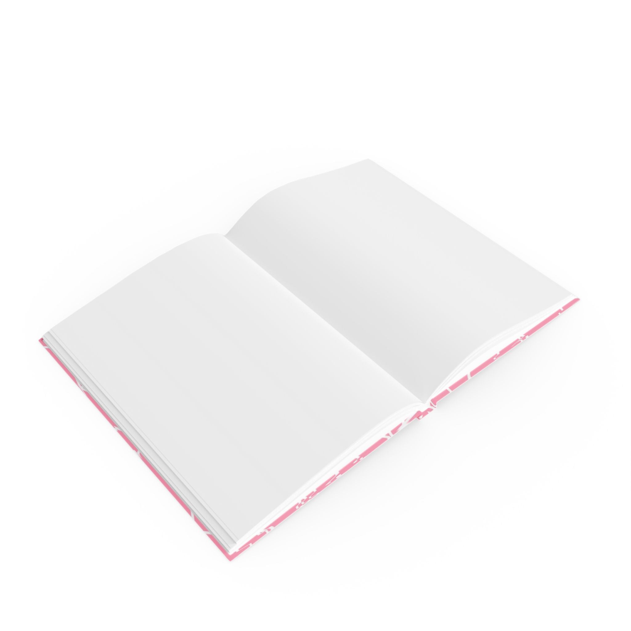 Printify Pink Spiderweb Journal 2025