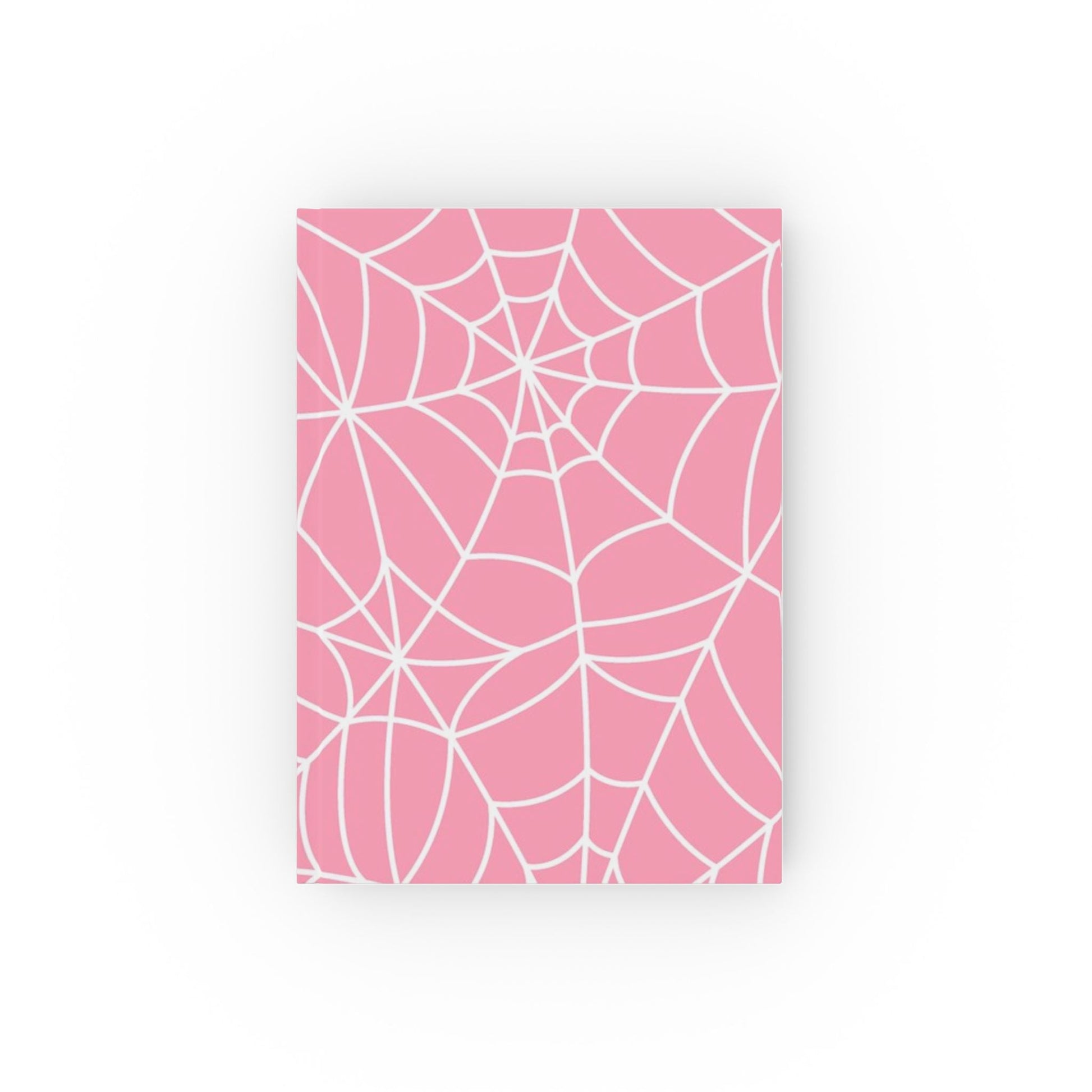 Printify Pink Spiderweb Journal 2025