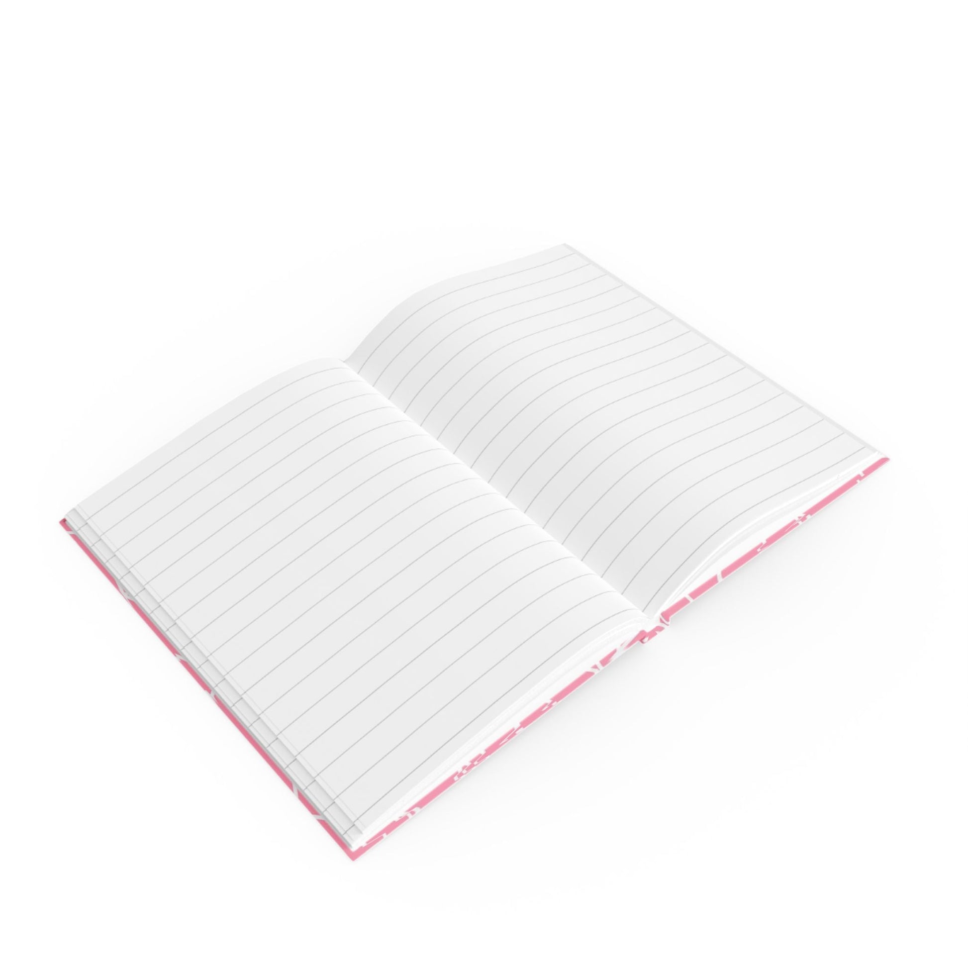 Printify Pink Spiderweb Journal 2025