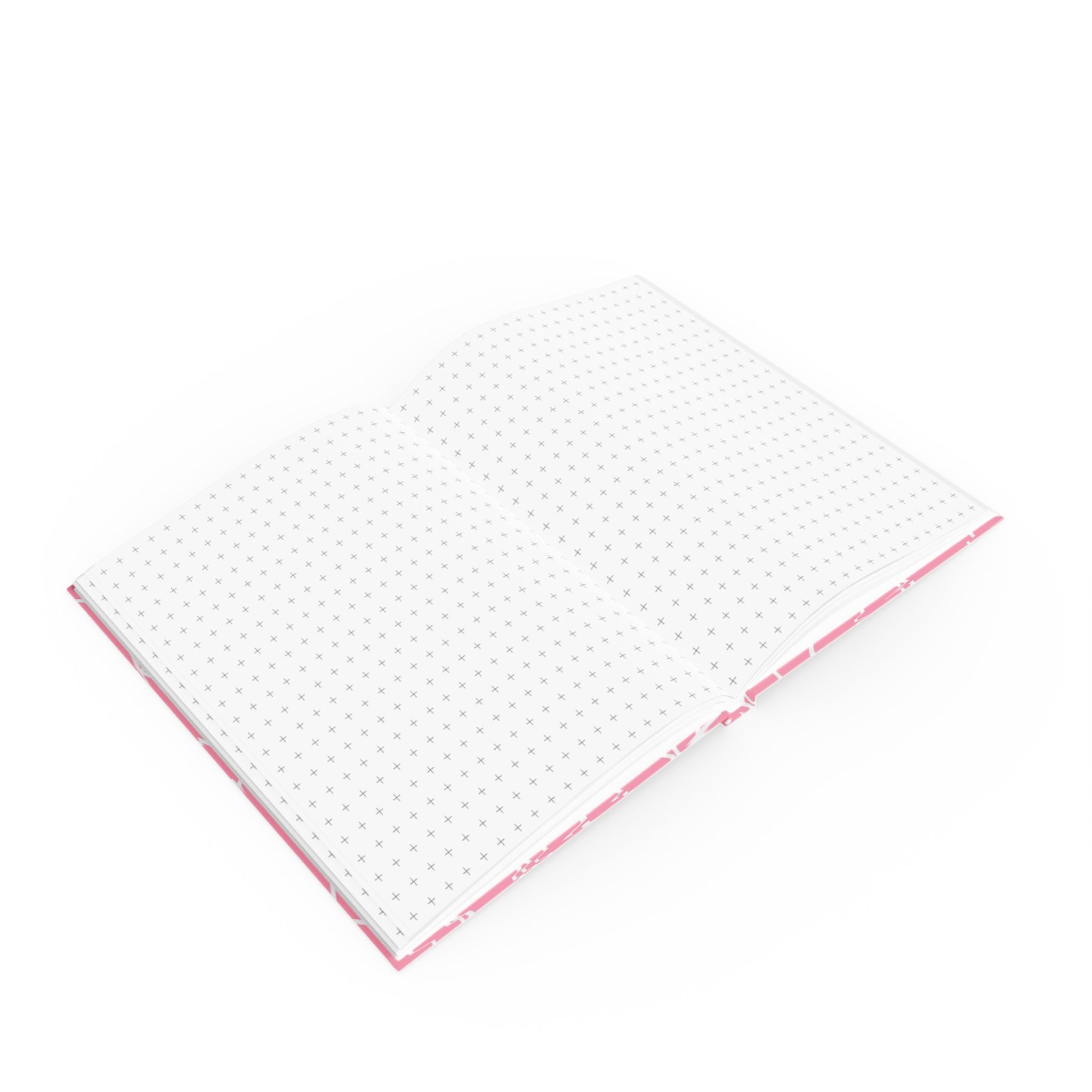 Printify Pink Spiderweb Journal 2025