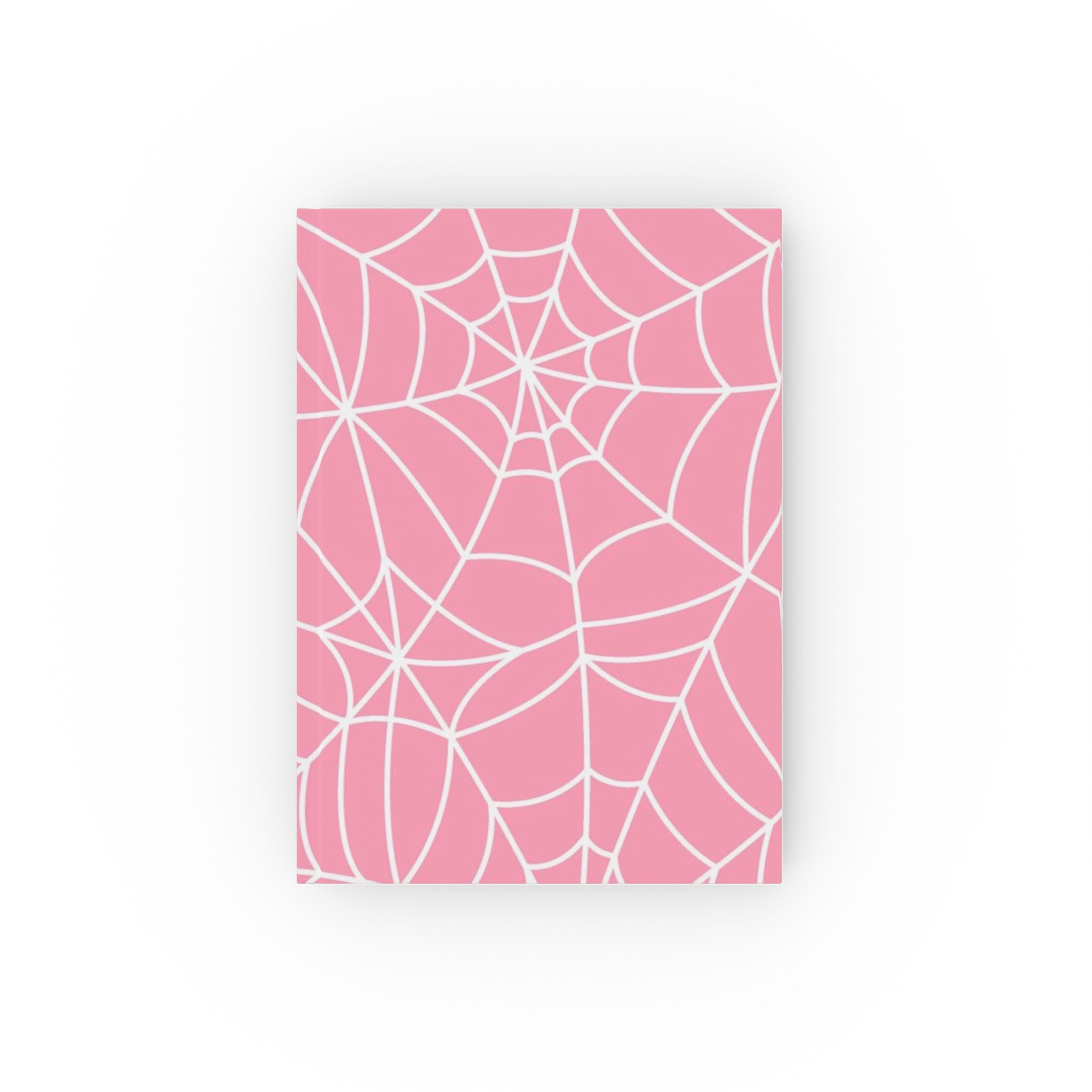 Printify Pink Spiderweb Journal 2025