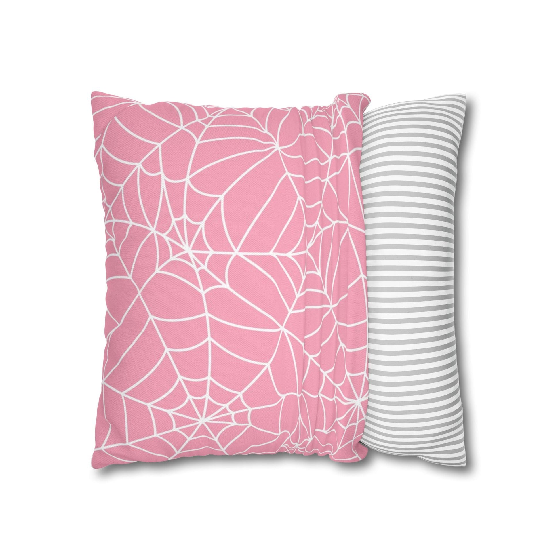 Pink Spiderweb Pillowcase, Artsulli - Art is Long, Life is Short, Home Decor, , , , , , , 