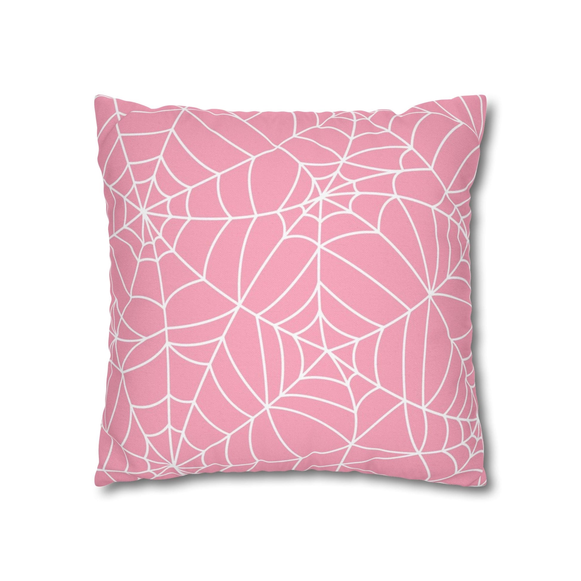 Pink Spiderweb Pillowcase, Artsulli - Art is Long, Life is Short, Home Decor, , , , , , , 