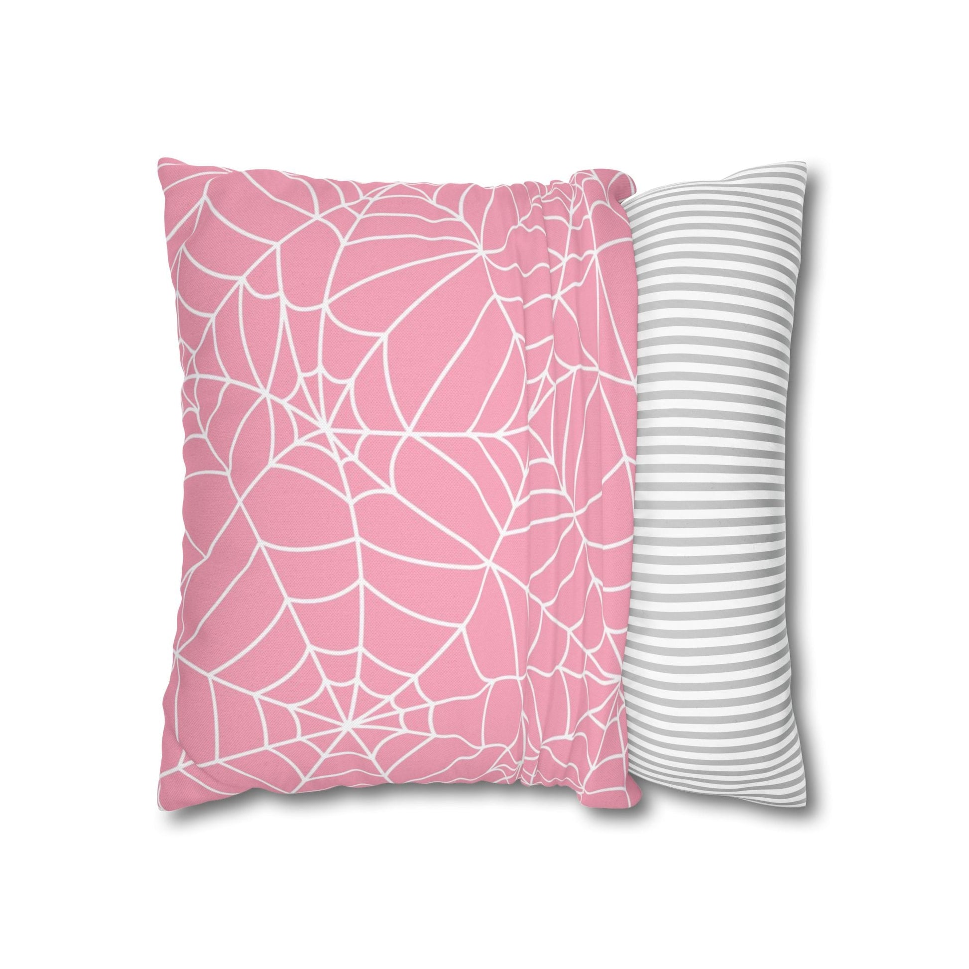 Pink Spiderweb Pillowcase, Artsulli - Art is Long, Life is Short, Home Decor, , , , , , , 